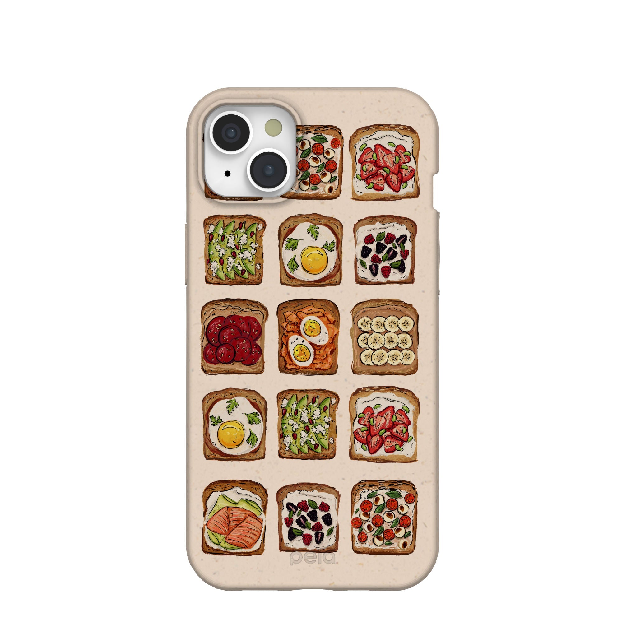 Seashell Toasted iPhone 15 Plus Case Refurbished - Pela Case refurbished available on Cerqular
