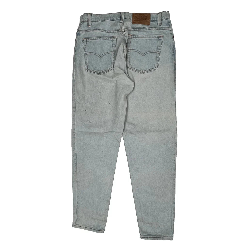 Made In USA Levis 550 Jeans - 33W UK 16 Light Wash Cotton Refurbished - Thrifted (note: this is a term often used to describe second- refurbished available on Cerqular