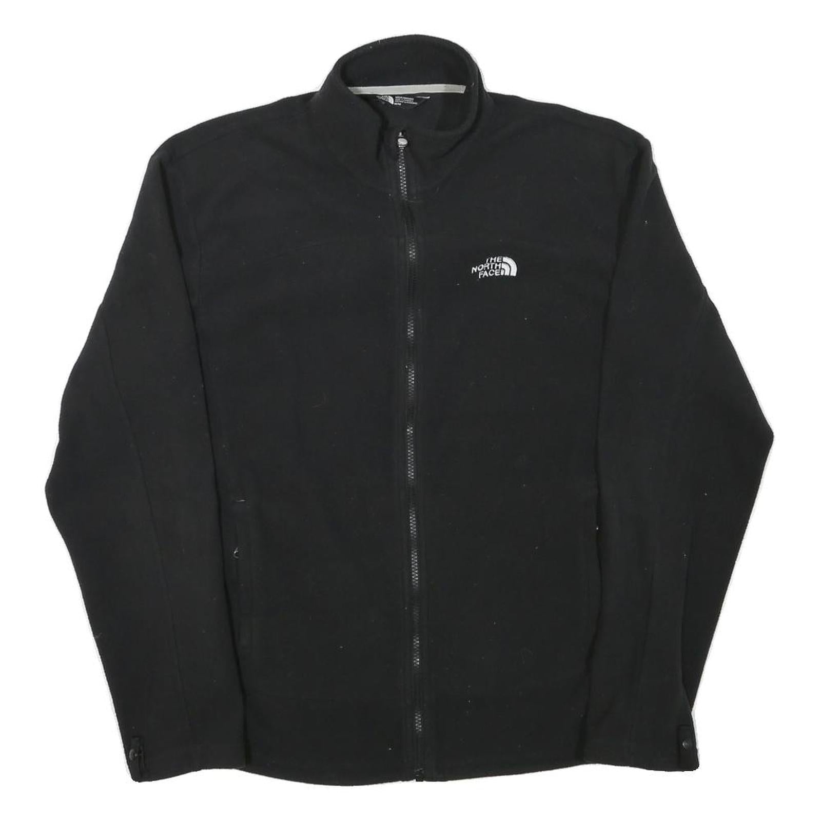 THE NORTH FACE Mens Black Jacket M Polyester Blend Plain Zip Outdoor Casual Refurbished - N/A refurbished available on Cerqular