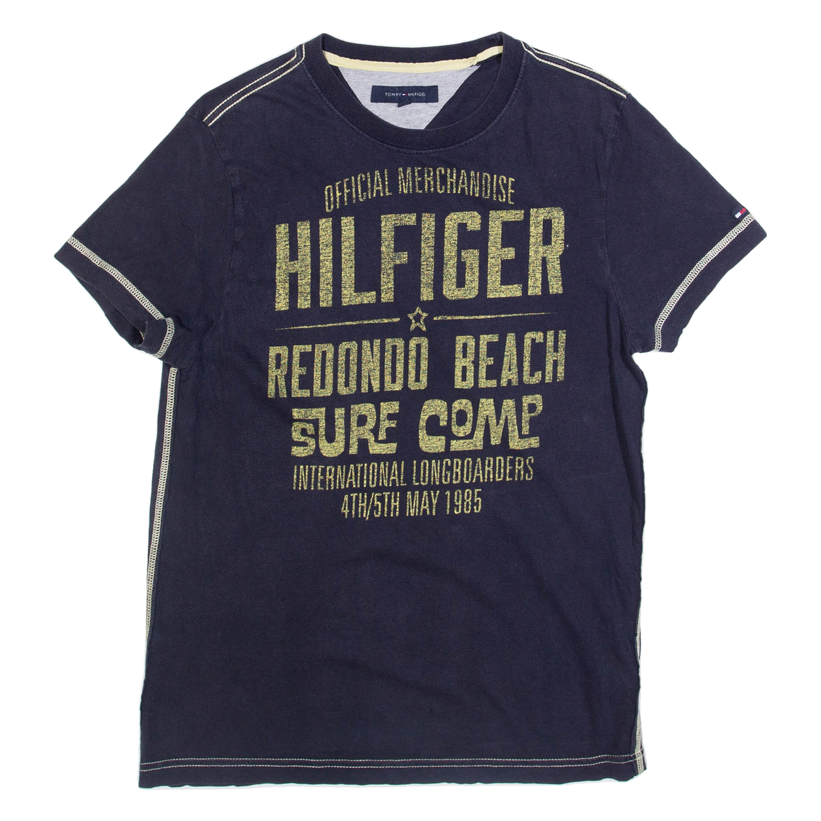 TOMMY HILFIGER Mens T-Shirt Blue S Refurbished - N/A refurbished available on Cerqular