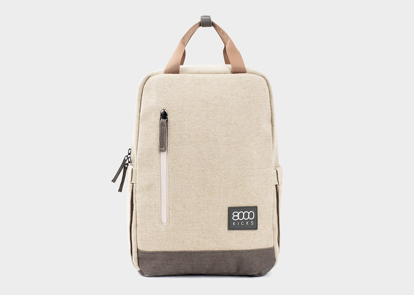 Small Hemp Backpack in Beige and Green Refurbished - 8000Kicks refurbished available on Cerqular