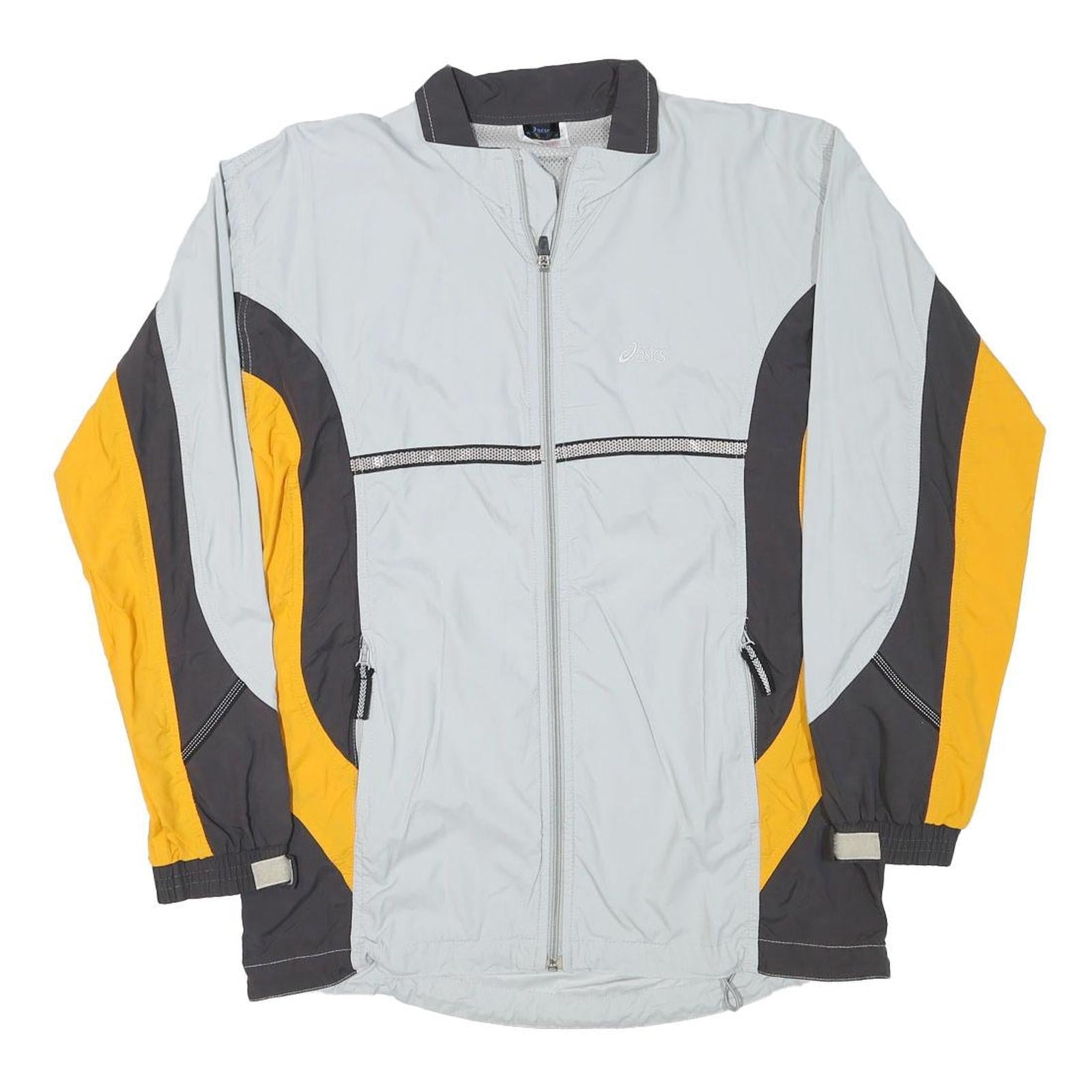 Buy ASICS Womens Grey & Yellow Sports Jacket UK 12 Polyester Blend Zip Athletic Fit Refurbished - $49.39 ASICS Womens Grey & Yellow Sports Jacket UK 12 Polyester Blend Zip Athletic Fit Refurbished - N/A refurbished available on Cerqular