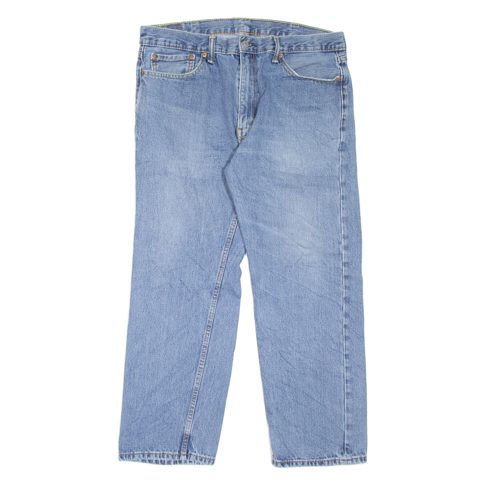 LEVI'S 505 Jeans Mens Blue Regular Straight W38 L30 Refurbished - N/A refurbished available on Cerqular