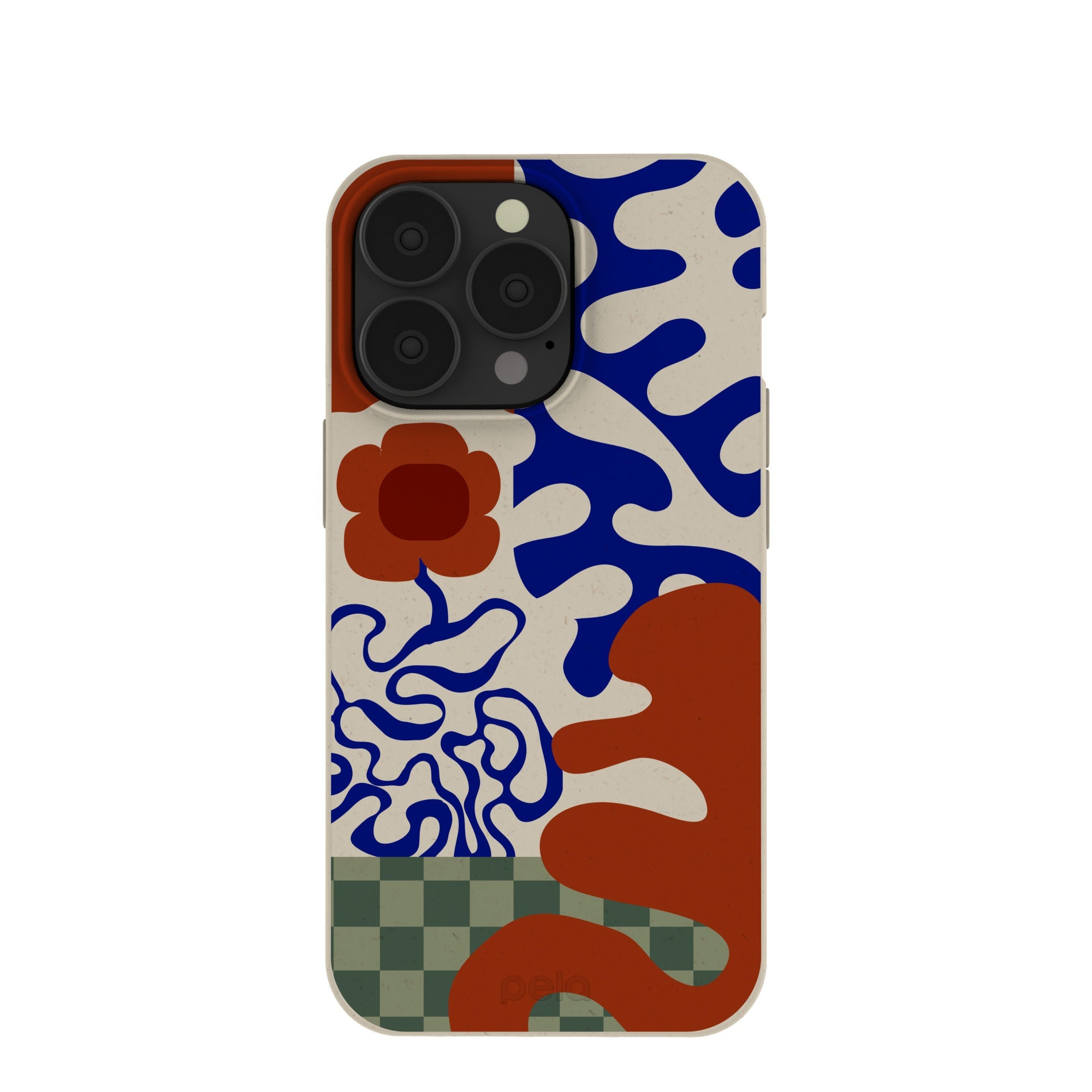 London Fog Leaf Dance iPhone 13 Pro Case Refurbished - Pela Case refurbished available on Cerqular