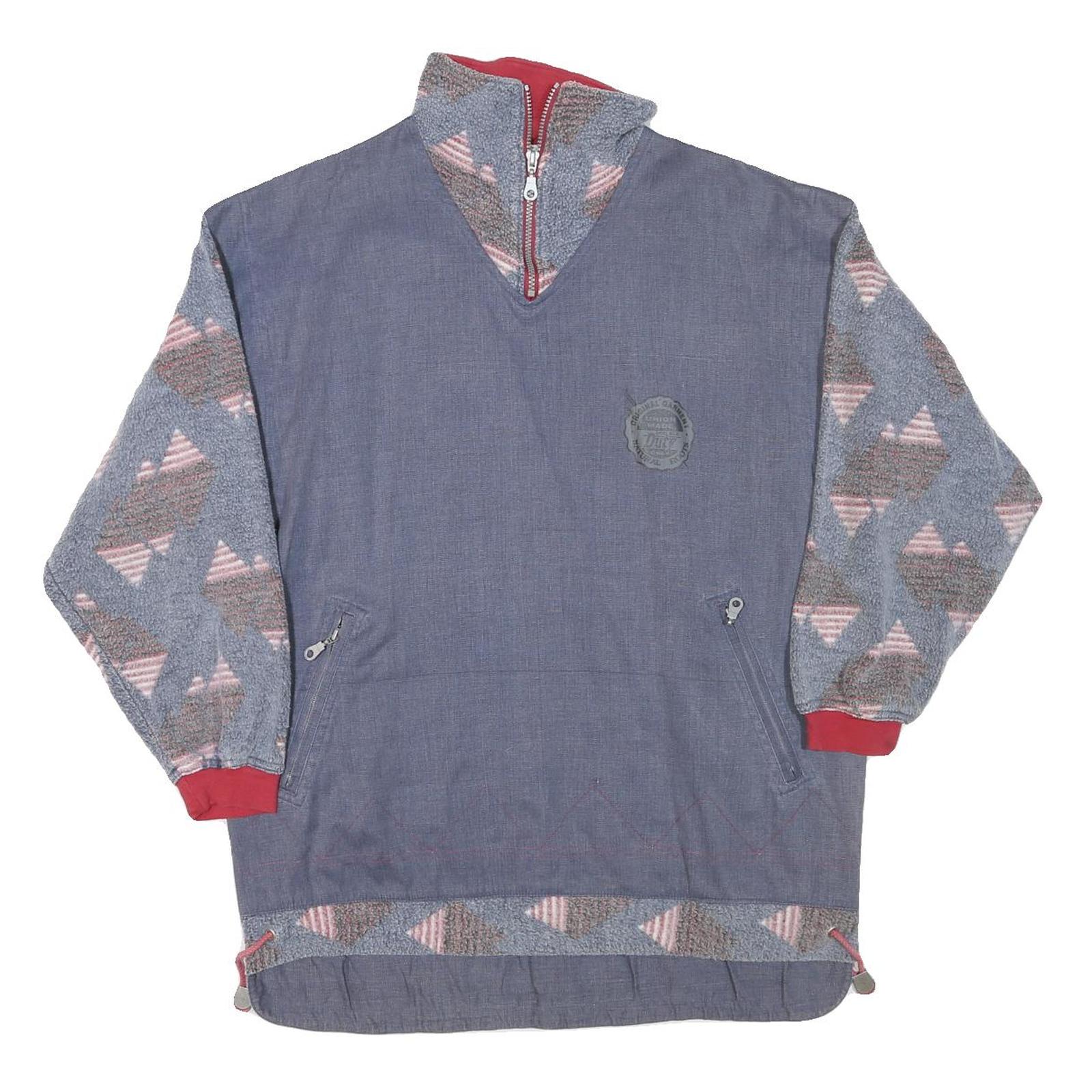 Buy DOUBLE DUTY Mens Blue Pullover M Cotton Blend Quarter Zip Sweatshirt Zipper Refurbished - $27.29 DOUBLE DUTY Mens Blue Pullover M Cotton Blend Quarter Zip Sweatshirt Zipper Refurbished - N/A refurbished available on Cerqular