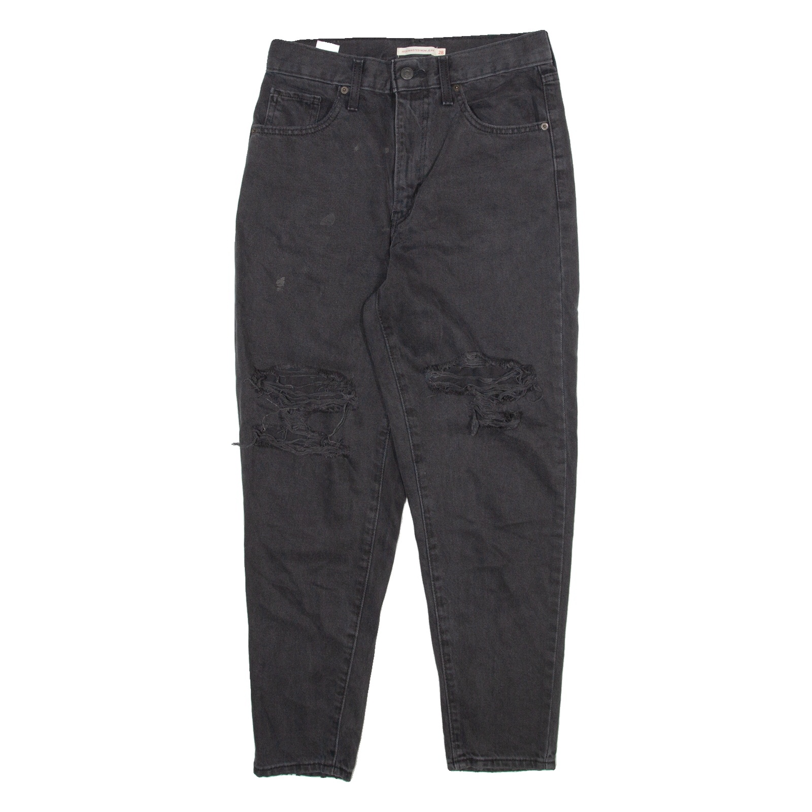 LEVI'S Womens Jeans Grey Relaxed Mom W28 L27 Refurbished - N/A refurbished available on Cerqular