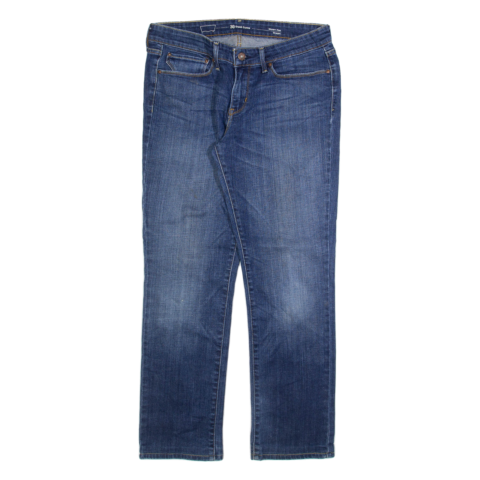 LEVI'S 710 Womens Jeans Blue Slim Straight W30 L30 Refurbished - N/A refurbished available on Cerqular