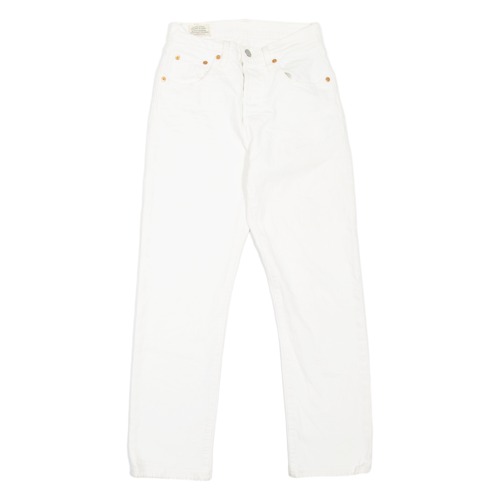 Buy LEVI'S 501 BIG E Jeans Womens White Regular Straight W25 L26 Refurbished - $57.19 LEVI'S 501 BIG E Jeans Womens White Regular Straight W25 L26 Refurbished - N/A refurbished available on Cerqular