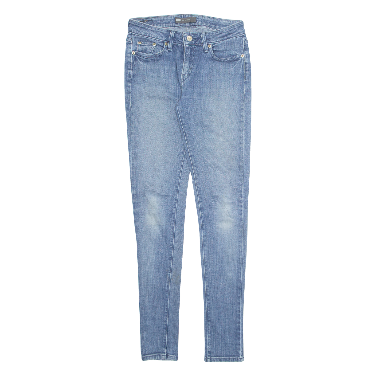 LEVI'S Womens Jeans Blue Regular Tapered Stone Wash W28 L31 Refurbished - N/A refurbished available on Cerqular