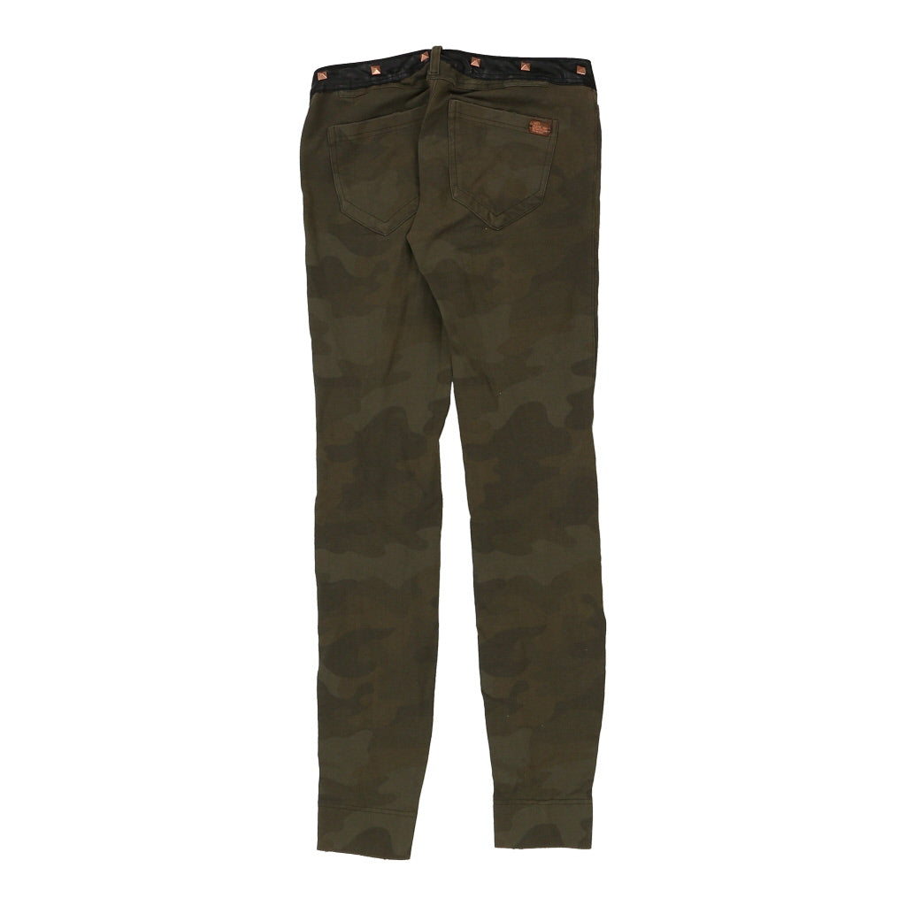 Met Camo Trousers - 26W UK 4 Khaki Cotton Refurbished - Thrifted (note: this is a term often used to describe second- refurbished available on Cerqular
