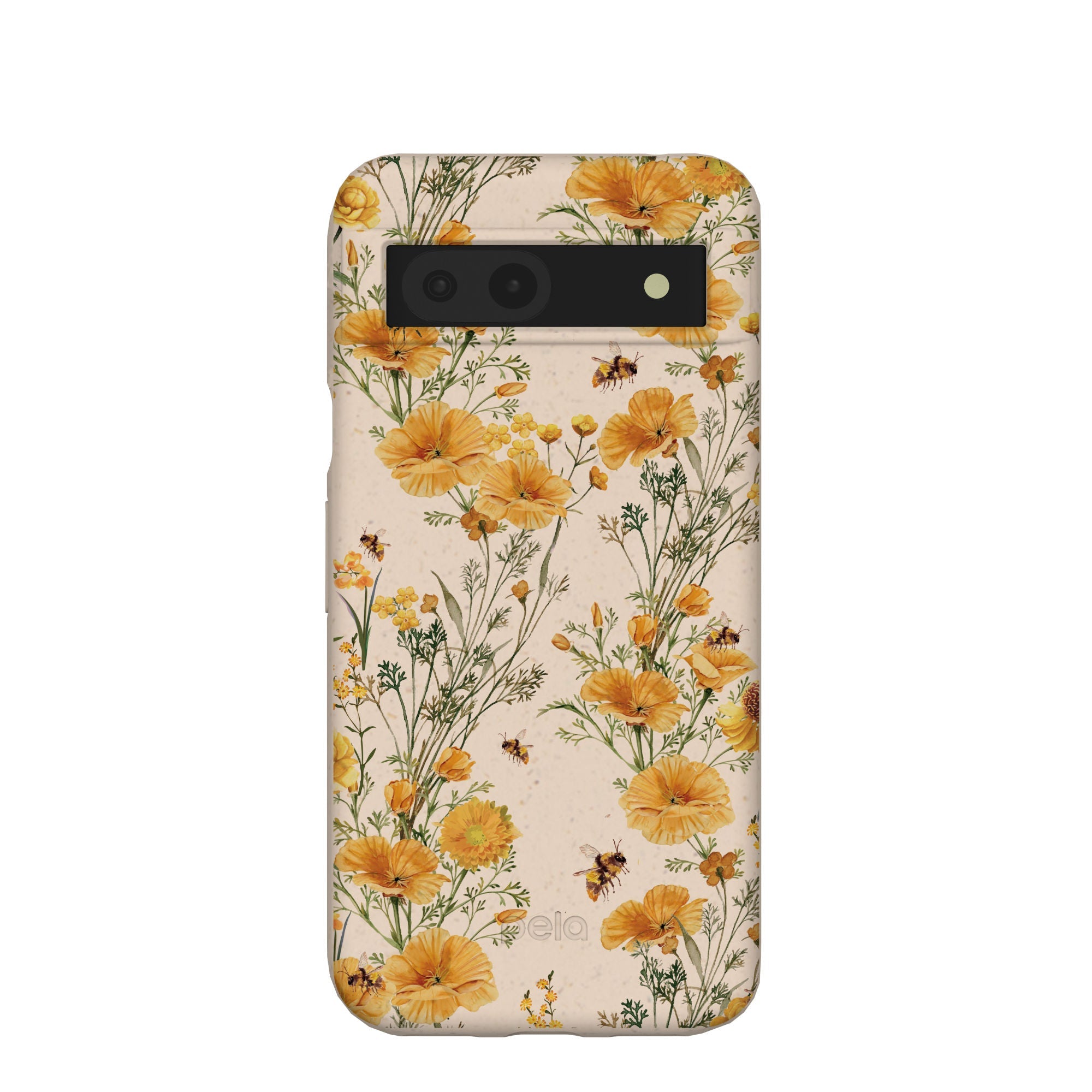 Seashell Vintage Bee Google Pixel 8a Case Refurbished - Pela Case refurbished available on Cerqular