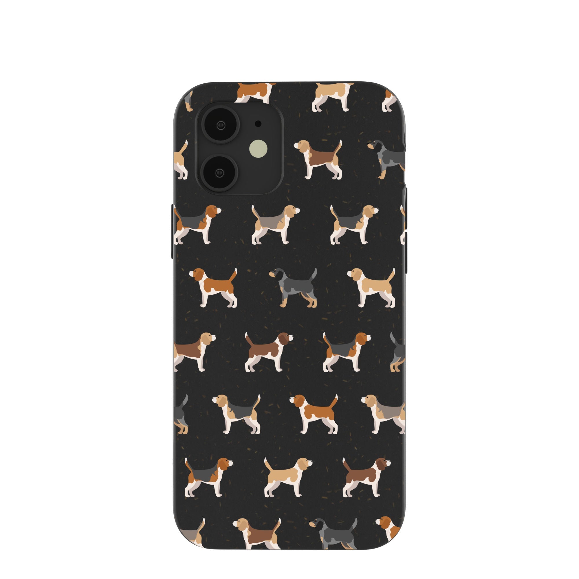 Black Beagle Buds iPhone 12/ iPhone 12 Pro Case Refurbished - Pela Case refurbished available on Cerqular