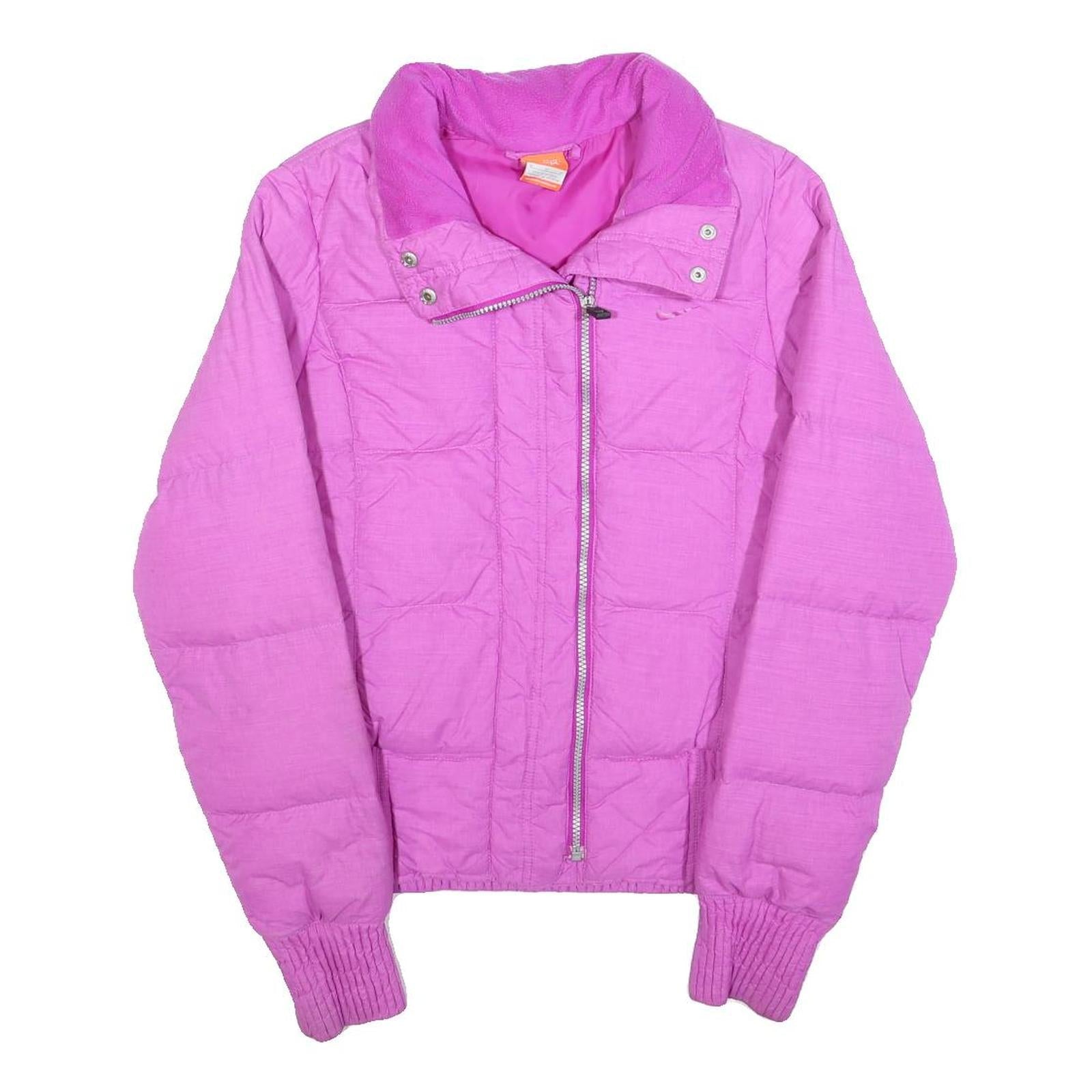 Buy NIKE Womens Pink Purple Jacket M Polyester Puffer Sport Outerwear Zip Up Refurbished - $67.59 NIKE Womens Pink Purple Jacket M Polyester Puffer Sport Outerwear Zip Up Refurbished - N/A refurbished available on Cerqular