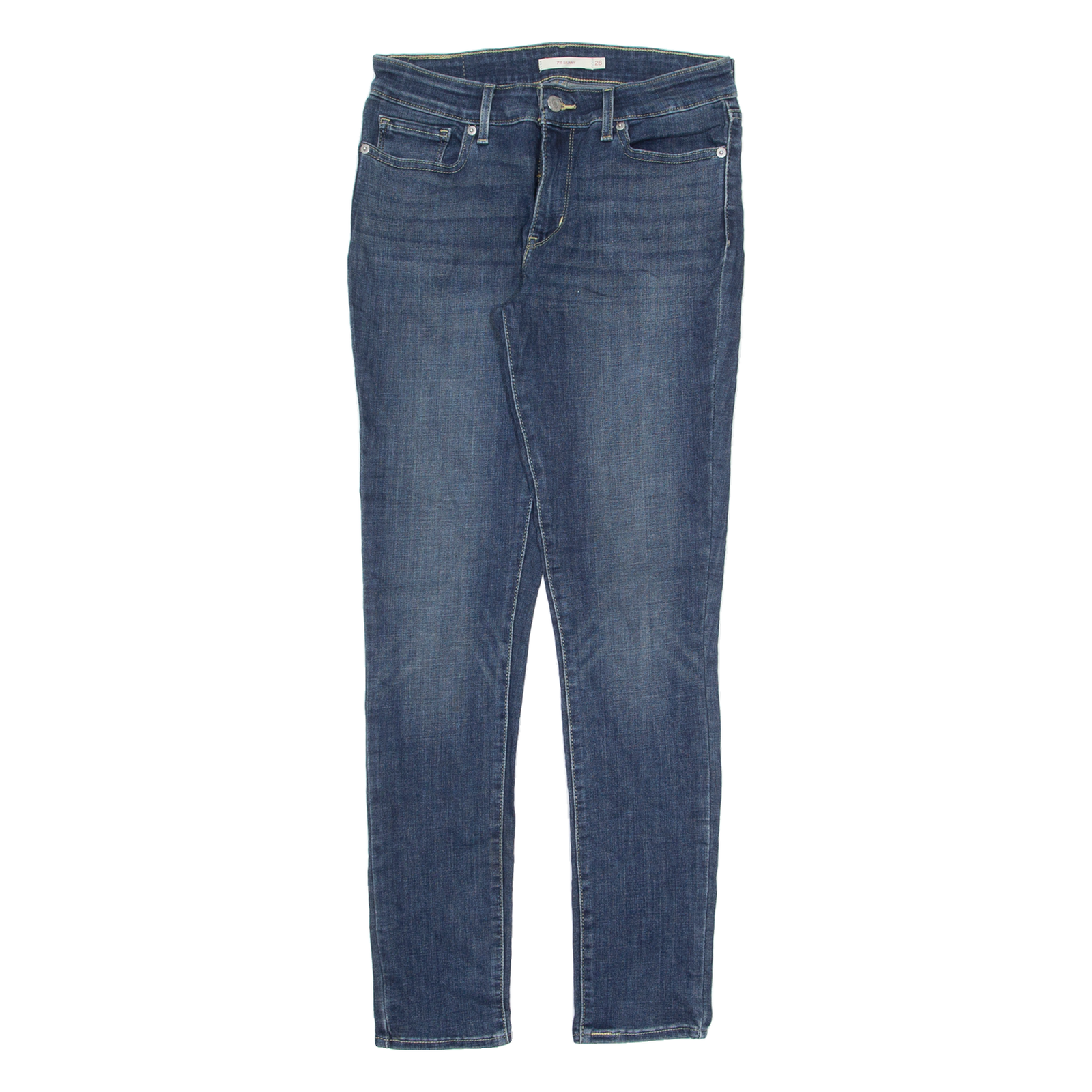 711 Womens Jeans Blue Slim Skinny Stone Wash W28 L30 Refurbished - N/A refurbished available on Cerqular