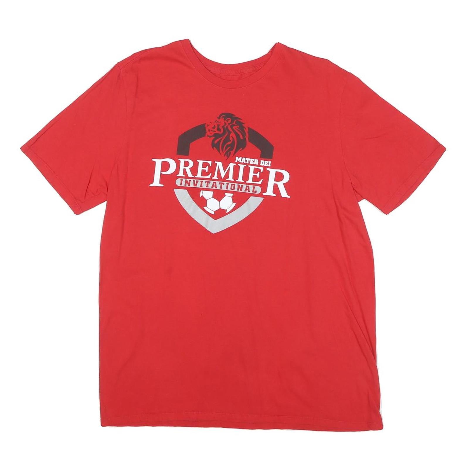 Buy NIKE Mens Red Premier Invitational Graphic T-Shirt L Short Sleeve Crew Neck Refurbished - $19.49 NIKE Mens Red Premier Invitational Graphic T-Shirt L Short Sleeve Crew Neck Refurbished - N/A refurbished available on Cerqular