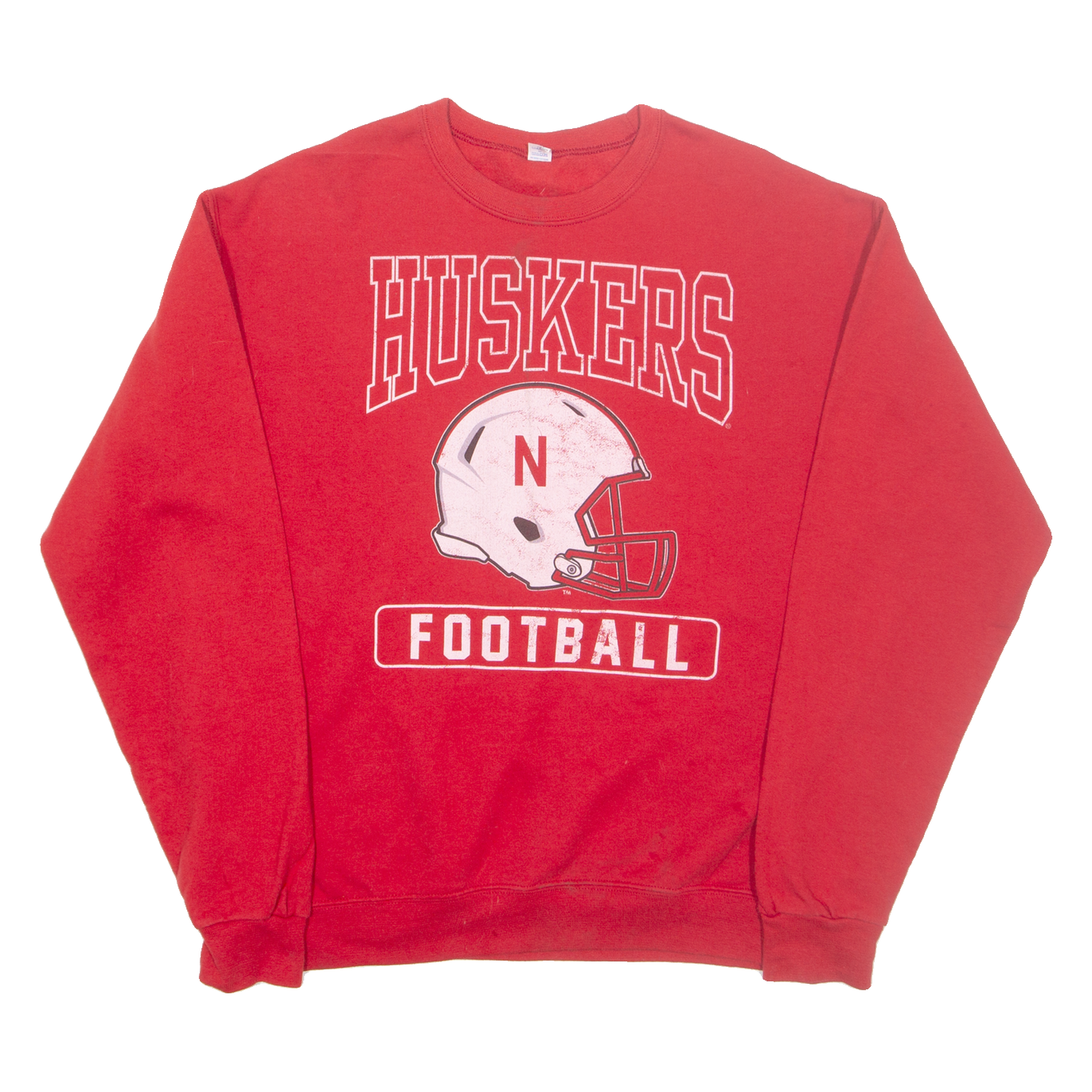 Huskers Football Mens Sweatshirt Red USA M Refurbished - N/A refurbished available on Cerqular