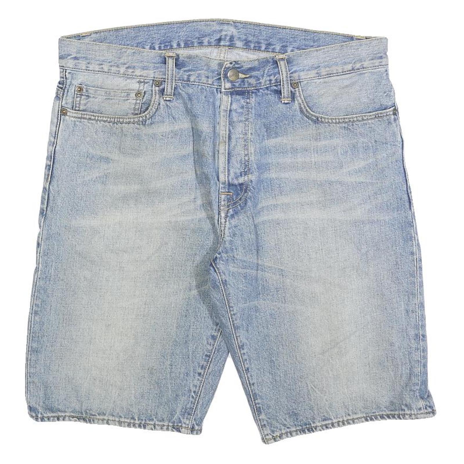 Buy CARHARTT Mens Denim Blue Casual Shorts L W34 Cotton Blend Regular Fit Button Refurbished - $41.59 CARHARTT Mens Denim Blue Casual Shorts L W34 Cotton Blend Regular Fit Button Refurbished - N/A refurbished available on Cerqular