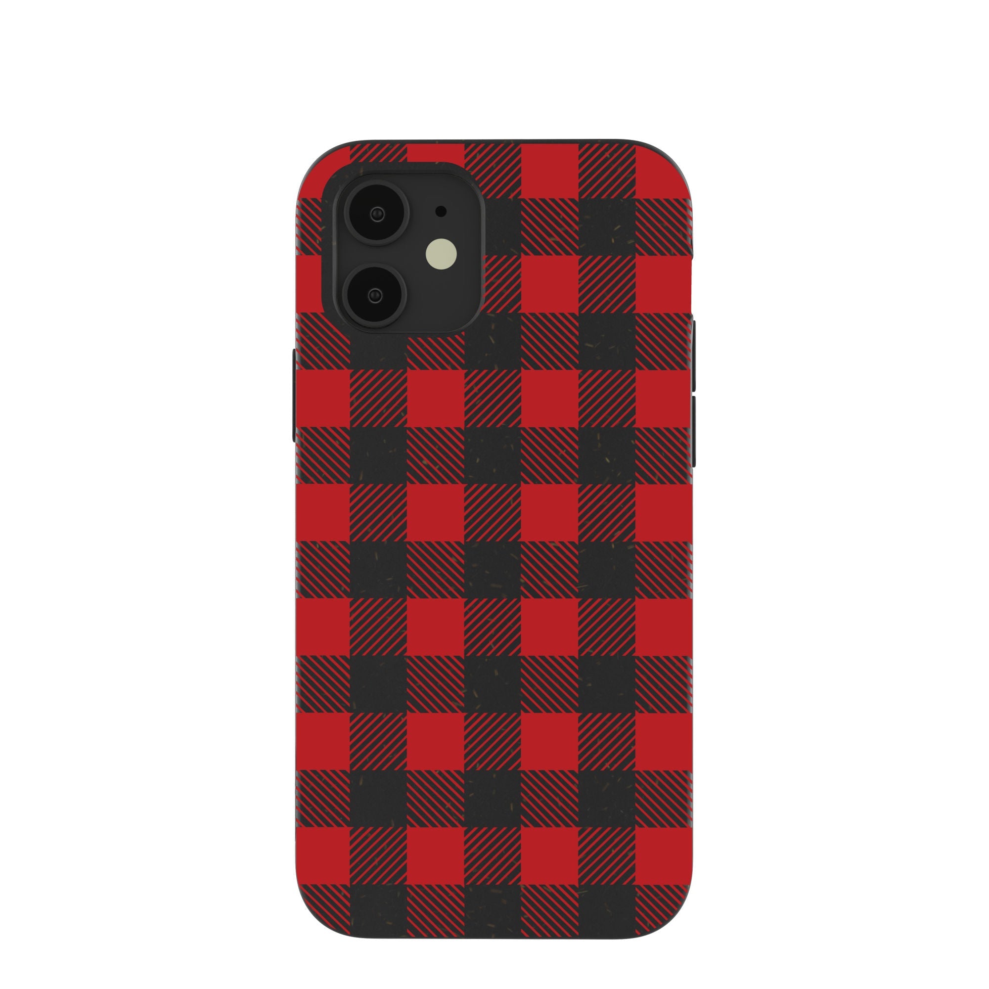 Black Flannel iPhone 12/ iPhone 12 Pro Case Refurbished - Pela Case refurbished available on Cerqular