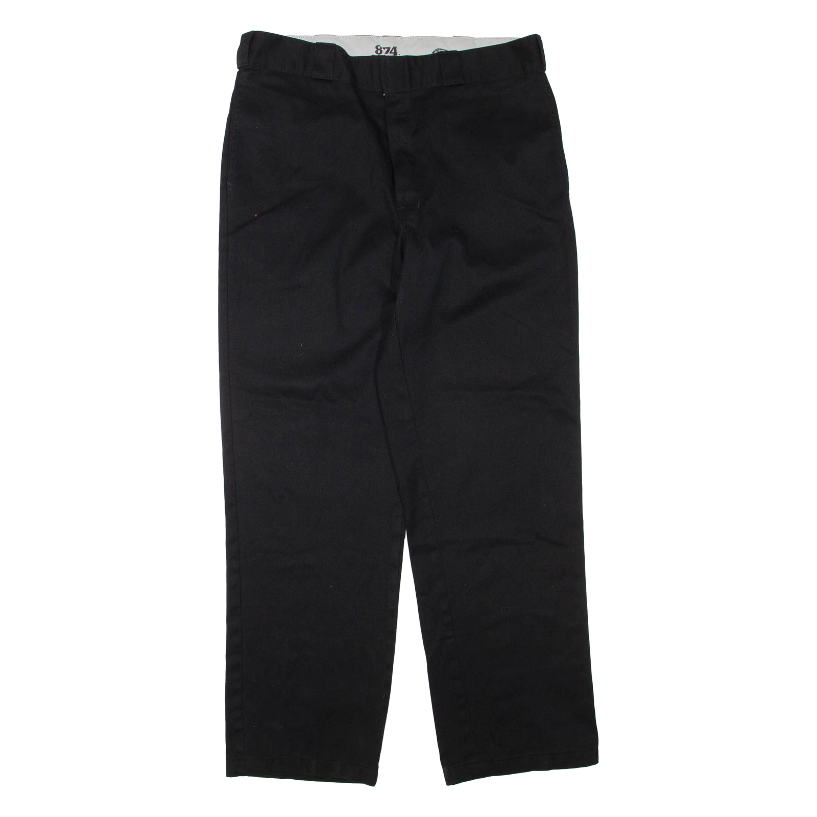 DICKIES Mens Trousers Black Regular Straight W36 L32 Refurbished - N/A refurbished available on Cerqular