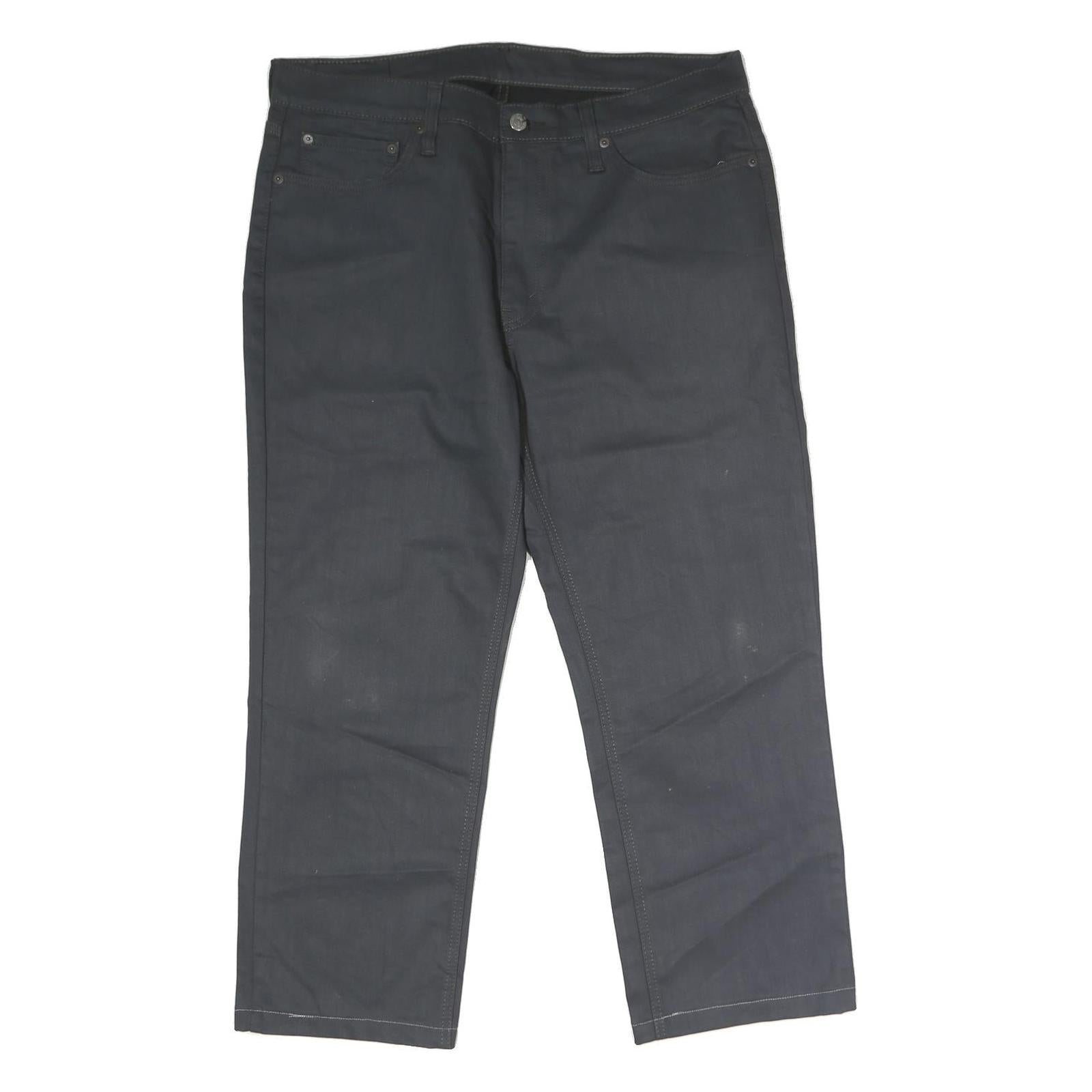 LEVI'S 541 Mens Jeans Black Regular Straight Denim W36 L27 Cotton Blend Zip Refurbished - N/A refurbished available on Cerqular