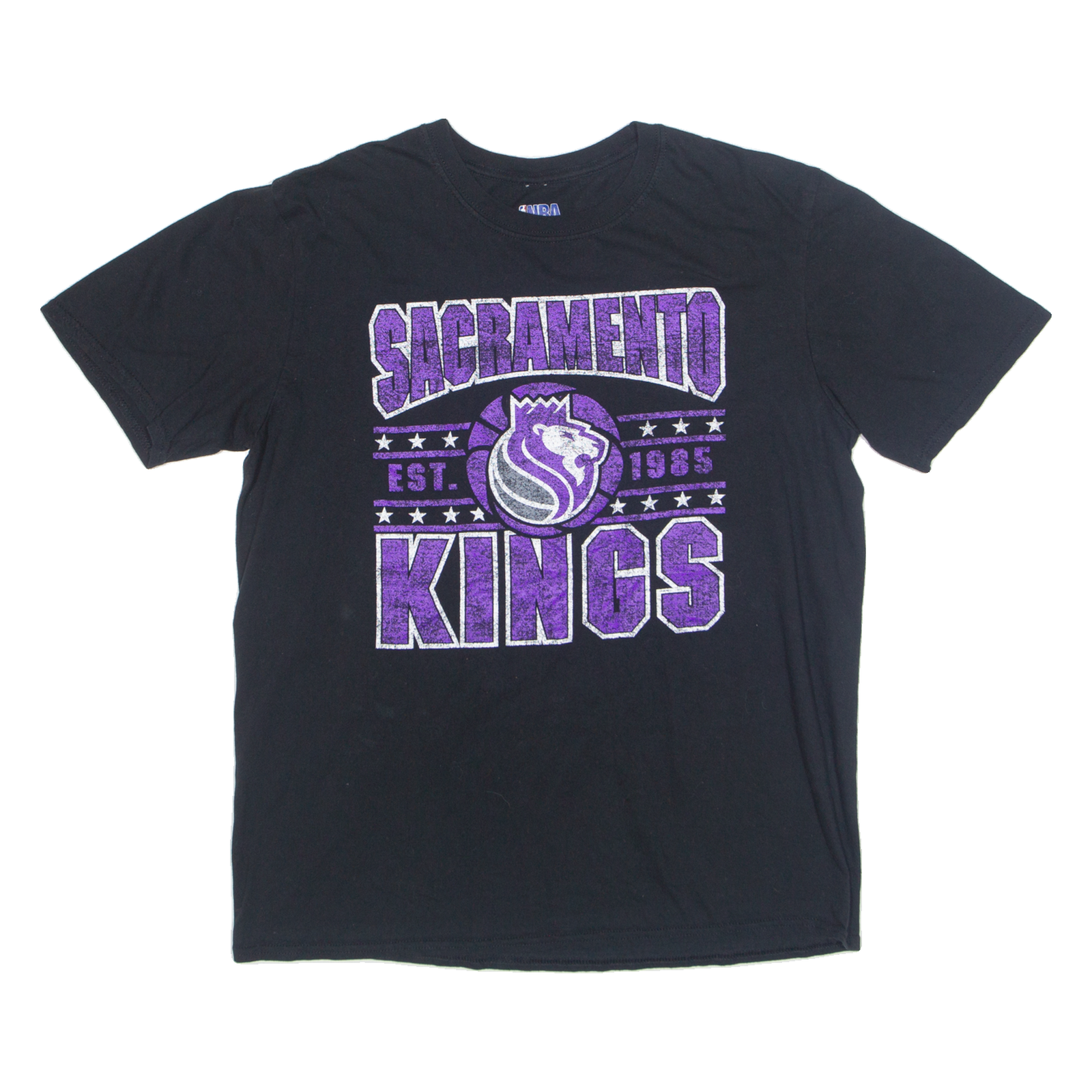 NBA Sacramento Kings Mens T-Shirt Black USA M Refurbished - N/A refurbished available on Cerqular