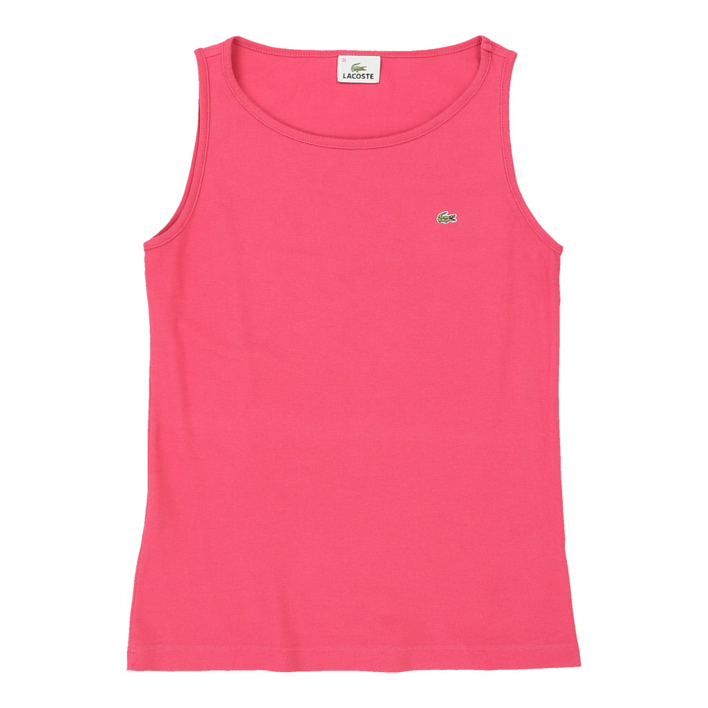 Lacoste Vest - Medium Pink Cotton | Size: medium Refurbished - N/A (Preloved Designer is not a specific brand, it refurbished available on Cerqular