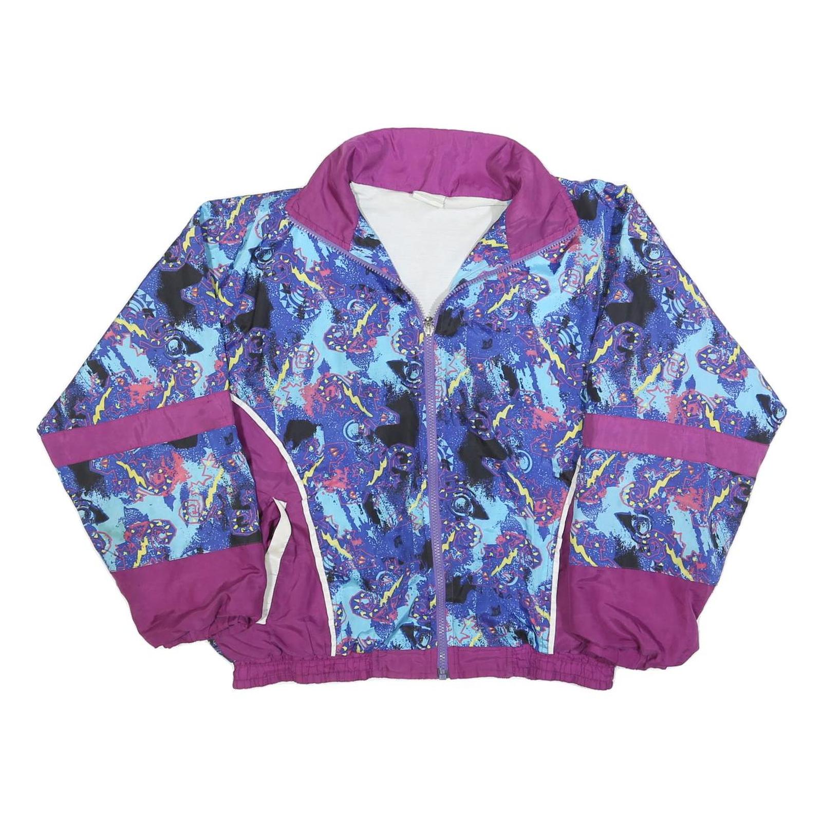 Buy Womens Blue & Purple Vintage Zip Jacket M Polyester Blend Abstract Pattern Refurbished - $37.69 Womens Blue & Purple Vintage Zip Jacket M Polyester Blend Abstract Pattern Refurbished - N/A refurbished available on Cerqular