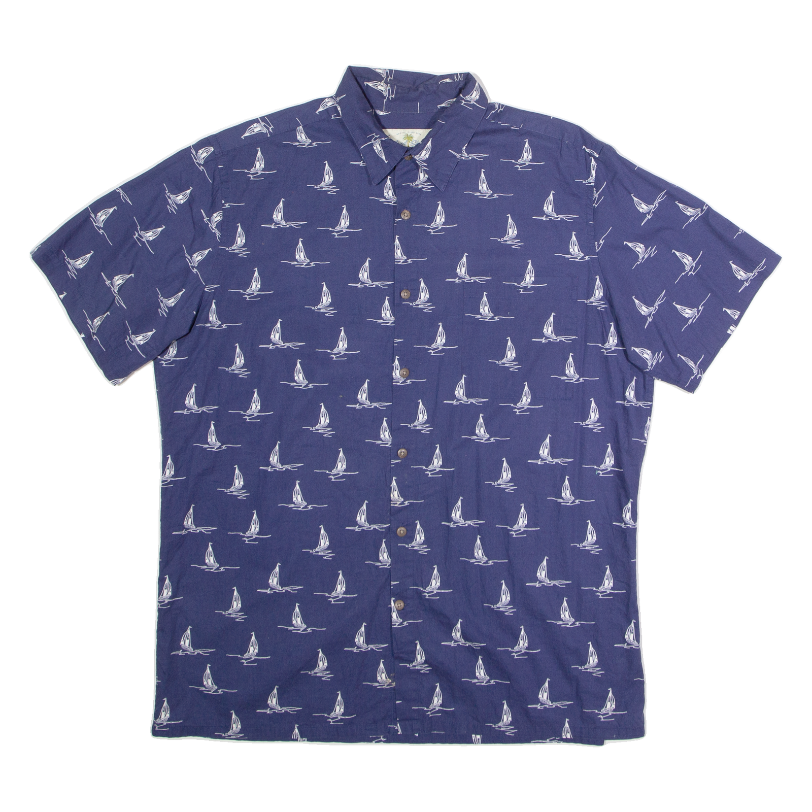 Buy ISLAND SHORES Sailboat Mens Shirt Blue 90s Crazy Pattern L Refurbished - $16.89 ISLAND SHORES Sailboat Mens Shirt Blue 90s Crazy Pattern L Refurbished - N/A refurbished available on Cerqular