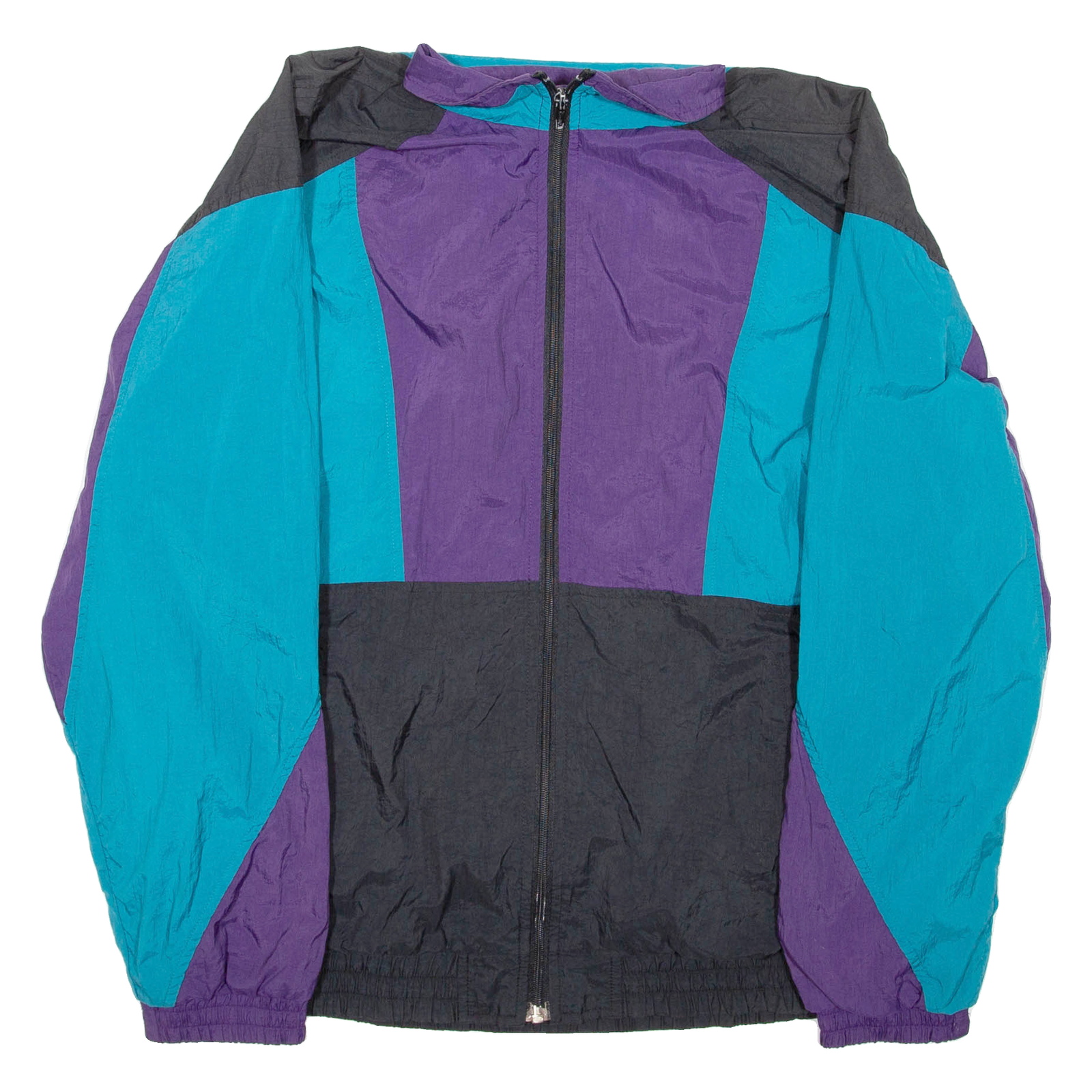 THE GREAT PLAINS Mens Shell Jacket Blue Nylon Colourblock S Refurbished - N/A refurbished available on Cerqular