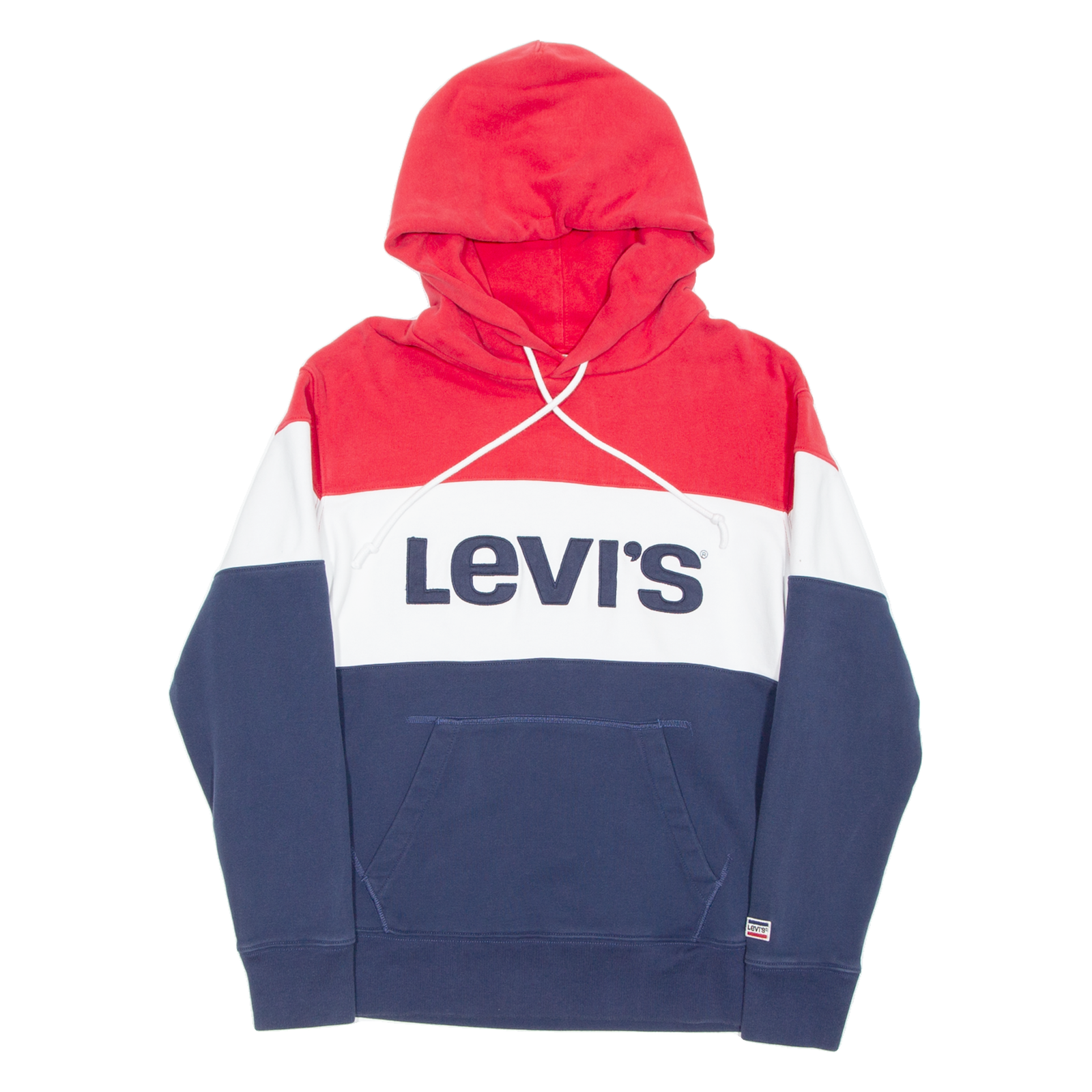 LEVI'S Mens Blue Hoodie S Refurbished - N/A refurbished available on Cerqular