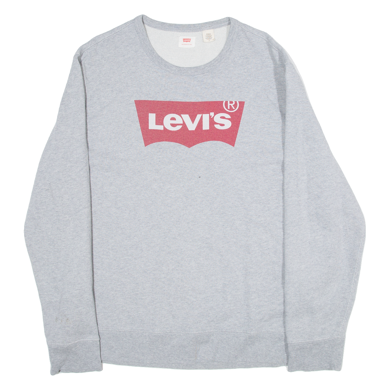 LEVI'S Womens Sweatshirt Grey L Refurbished - N/A refurbished available on Cerqular