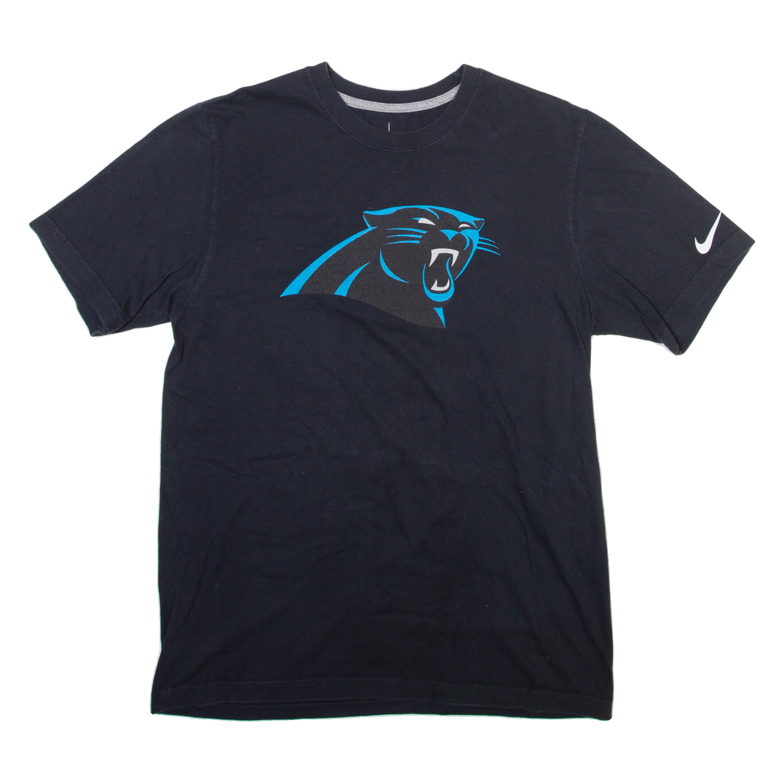 NIKE Carolina Panthers Mens T-Shirt Black USA L Refurbished - N/A refurbished available on Cerqular