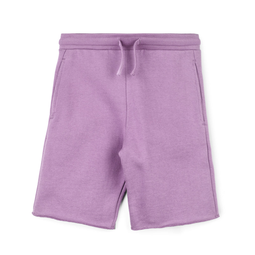 Kids Shorts: Organic Cotton Drawstring Shorts for Comfortable Play | Color: Lilac | Size: 2T Refurbished - N/A (Note: There is no well-known brand named "M refurbished available on Cerqular