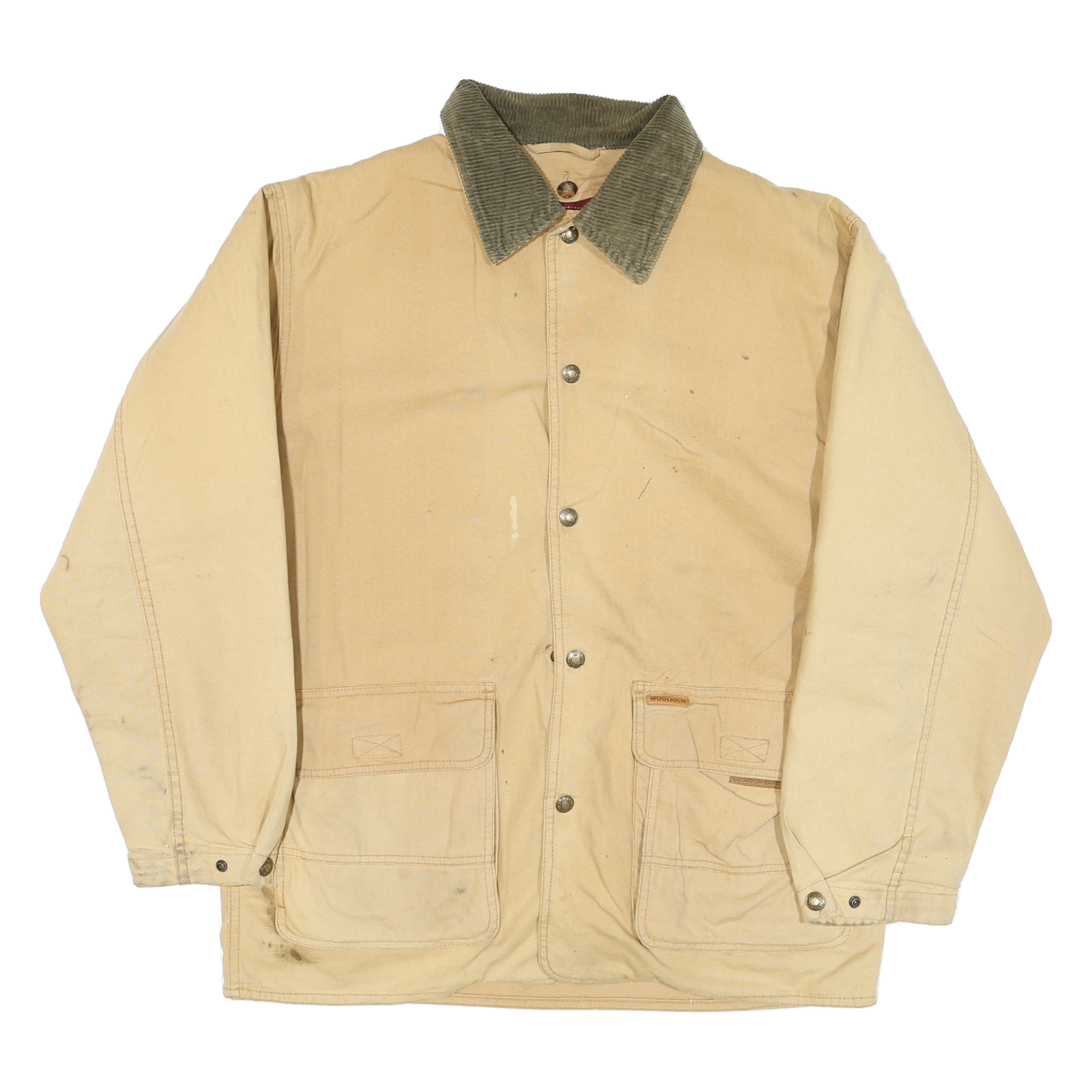 Buy WOOLRICH Mens Beige Outdoor Jacket M Cotton Blend Canvas Plain Button Closure Refurbished - $67.59 WOOLRICH Mens Beige Outdoor Jacket M Cotton Blend Canvas Plain Button Closure Refurbished - N/A refurbished available on Cerqular