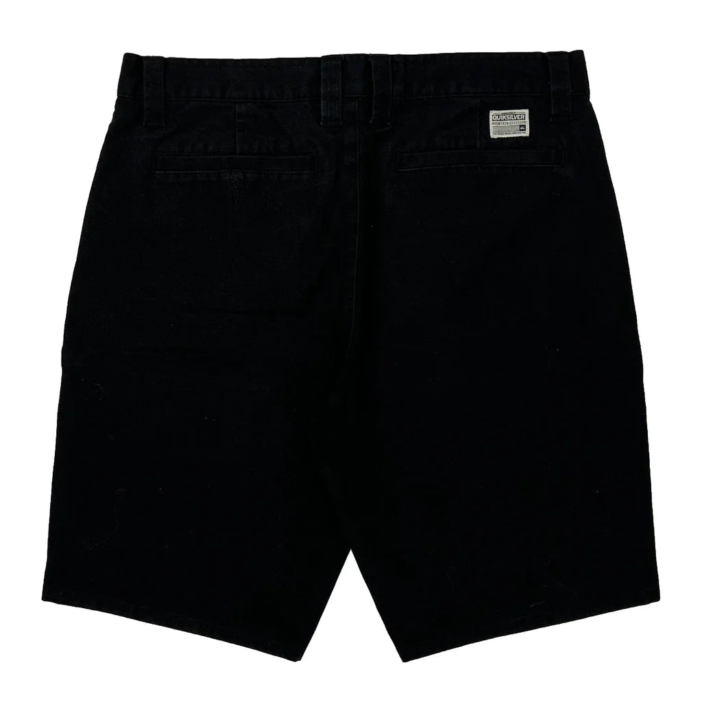 Quiksilver Chino Shorts - 34W 10L Black Cotton Refurbished - Thrifted (note: this is a term often used to describe second- refurbished available on Cerqular