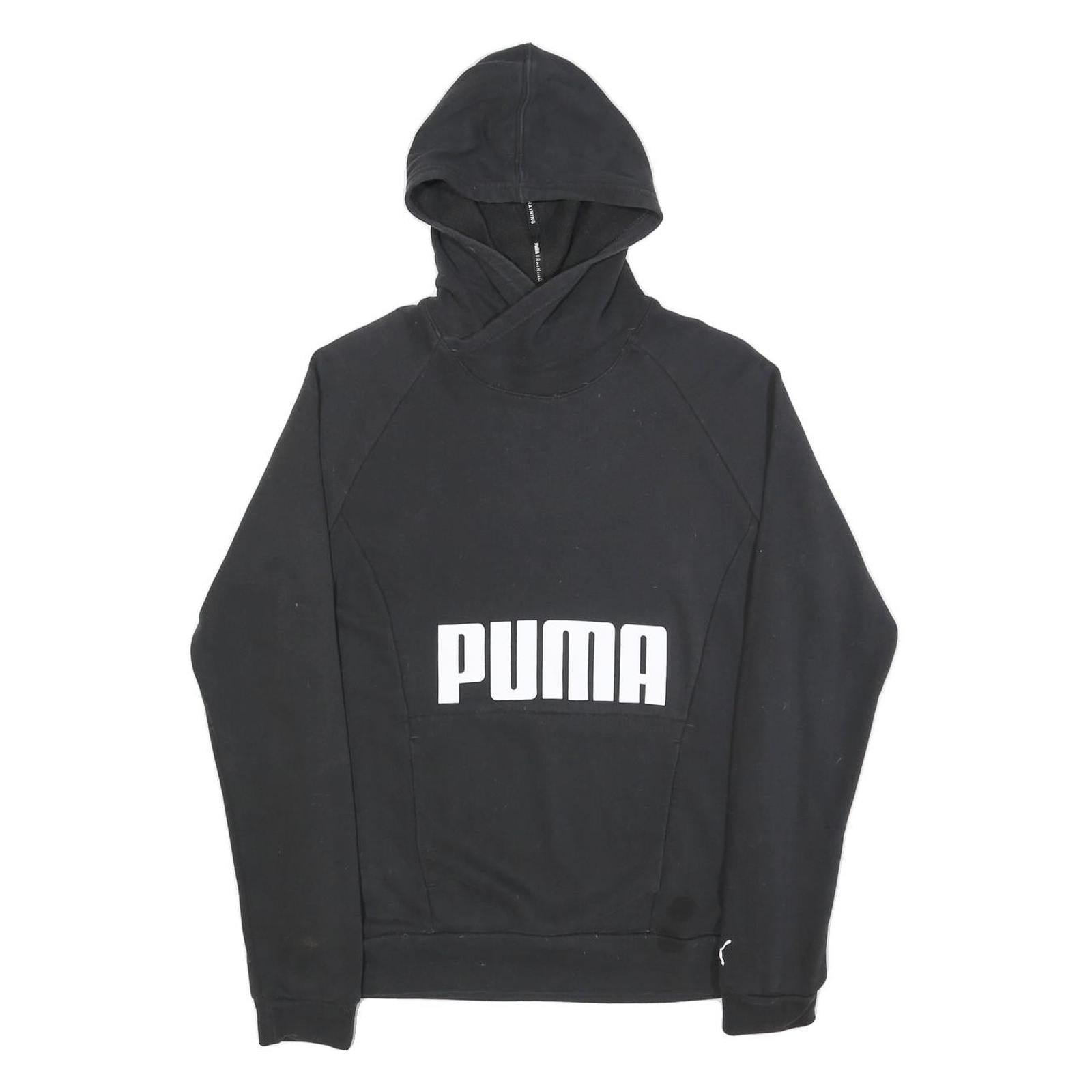 Buy PUMA Mens Black Cotton Blend Hoodie M Pullover Sweatshirt Logo Print Refurbished - $29.89 PUMA Mens Black Cotton Blend Hoodie M Pullover Sweatshirt Logo Print Refurbished - N/A refurbished available on Cerqular