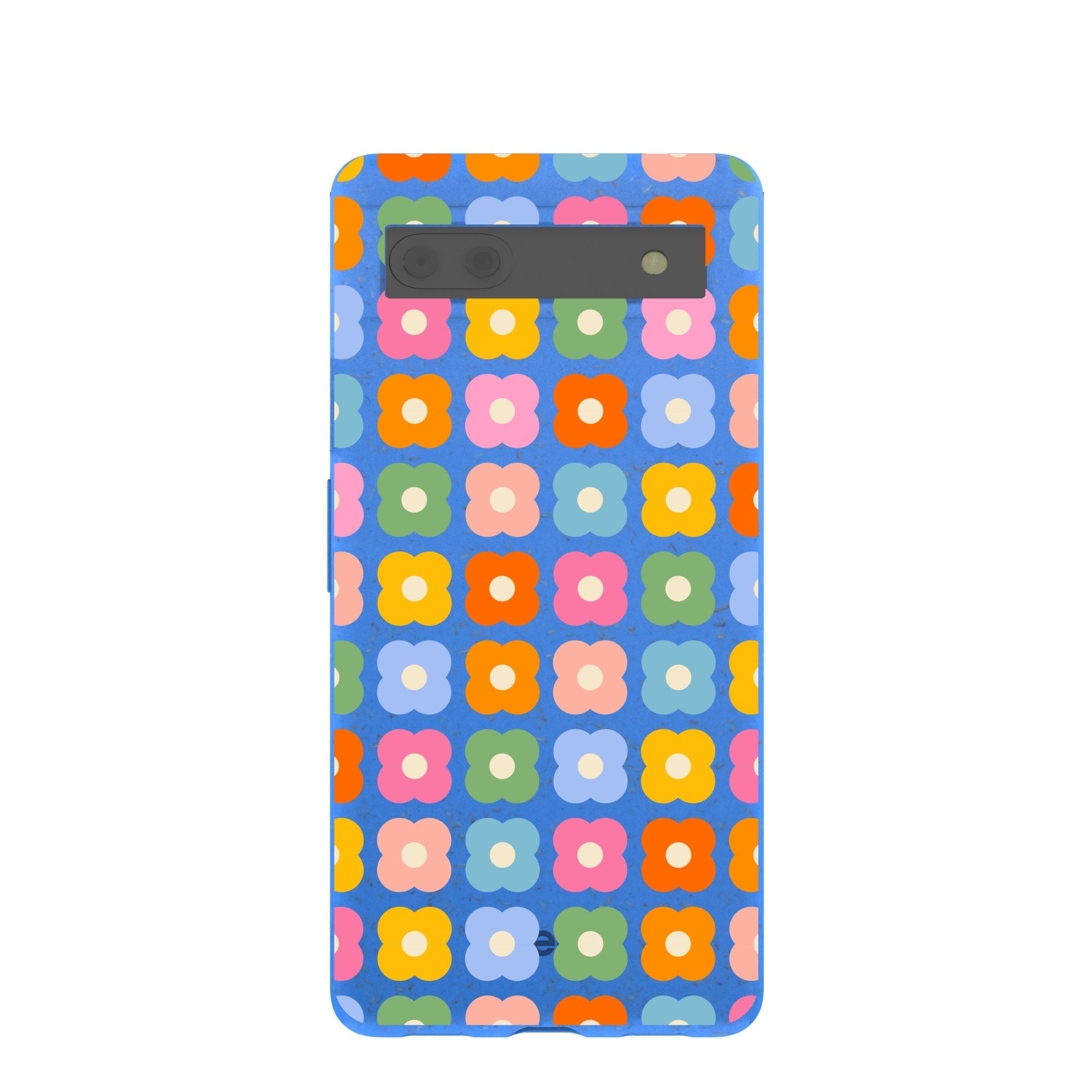 Electric Blue Petal Pop Google Pixel 6a Case Refurbished - Pela Case refurbished available on Cerqular