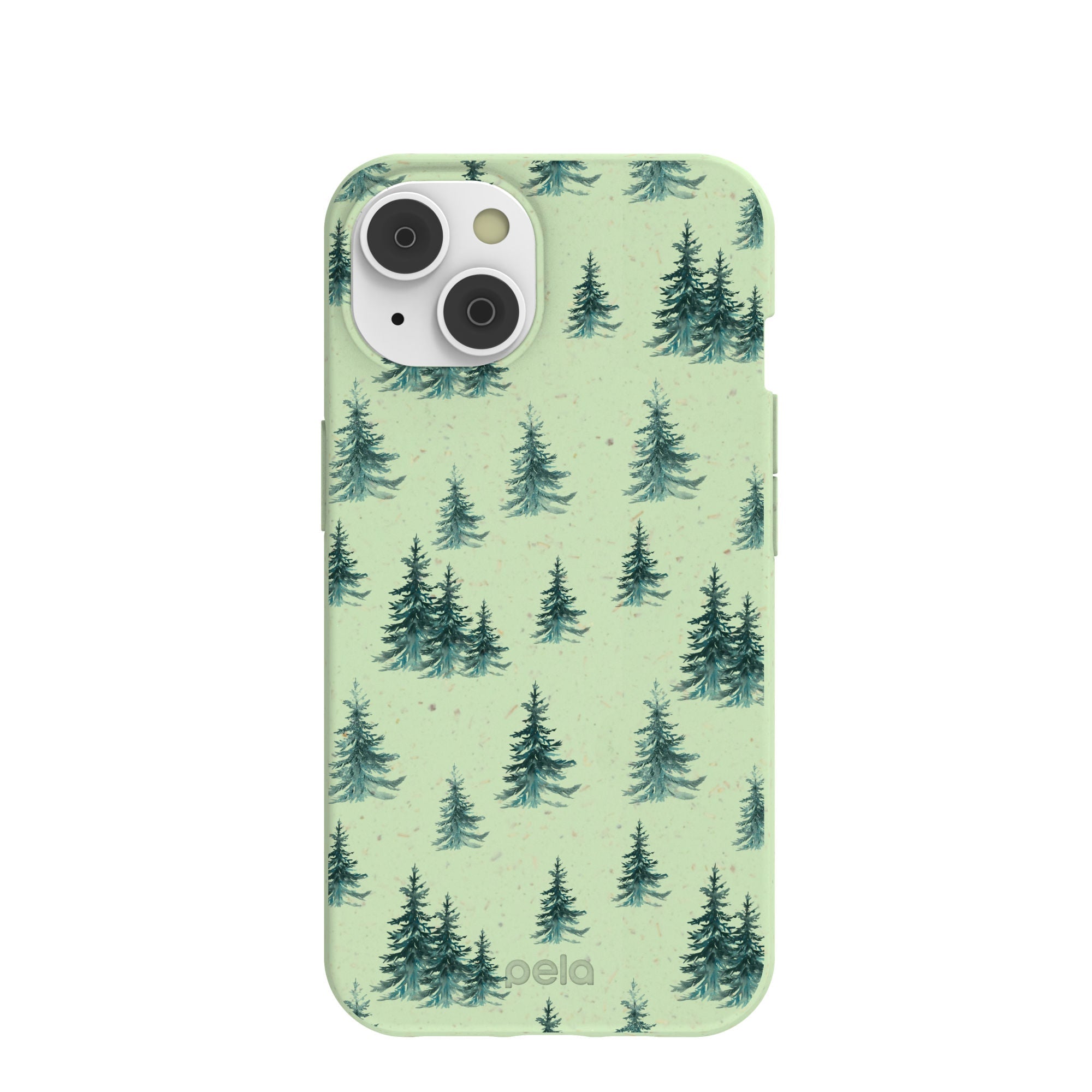 Sage Green Pine Season iPhone 14/16e Case Refurbished - Pela Case refurbished available on Cerqular