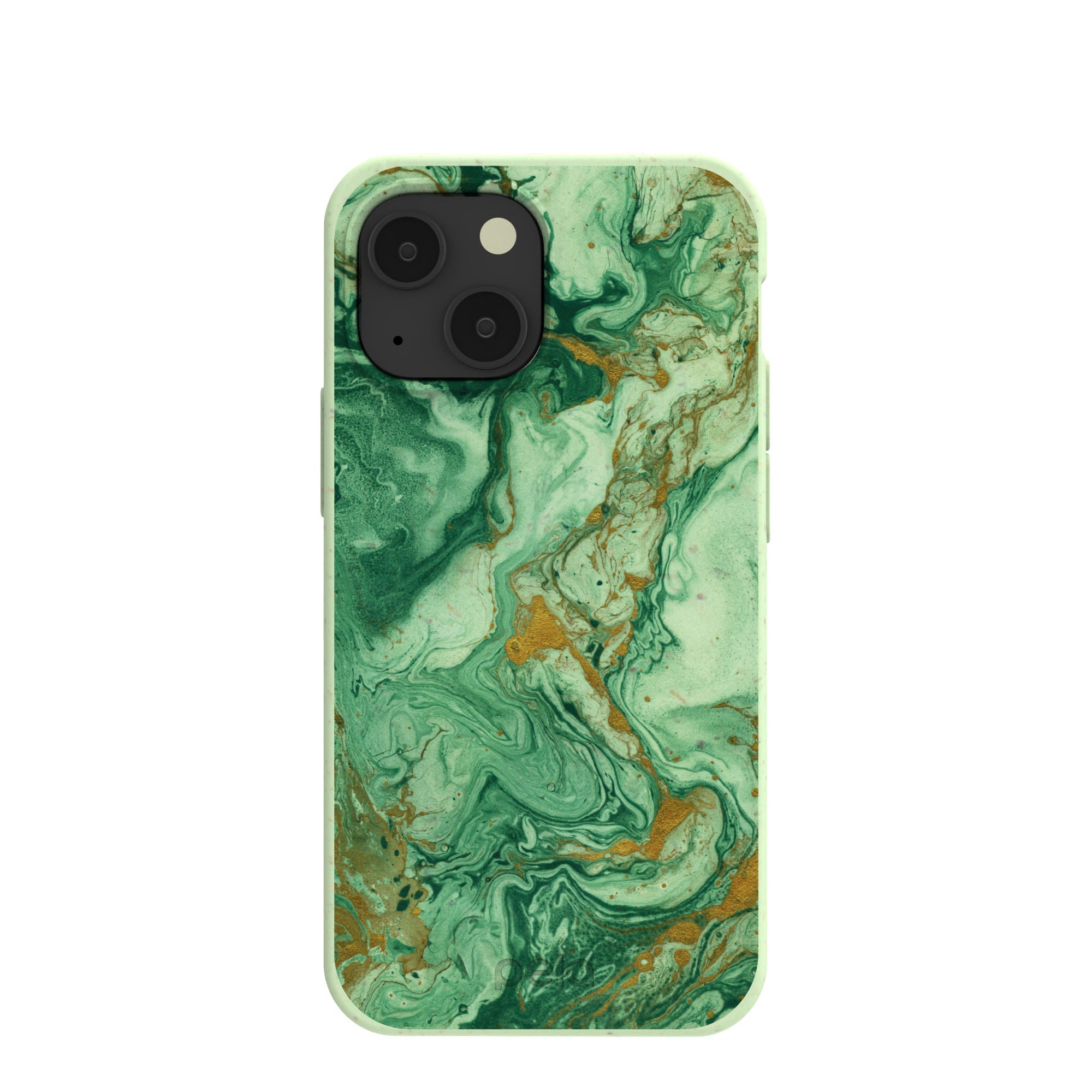 Sage Green Jade iPhone 13 Mini Case Refurbished - Pela Case refurbished available on Cerqular