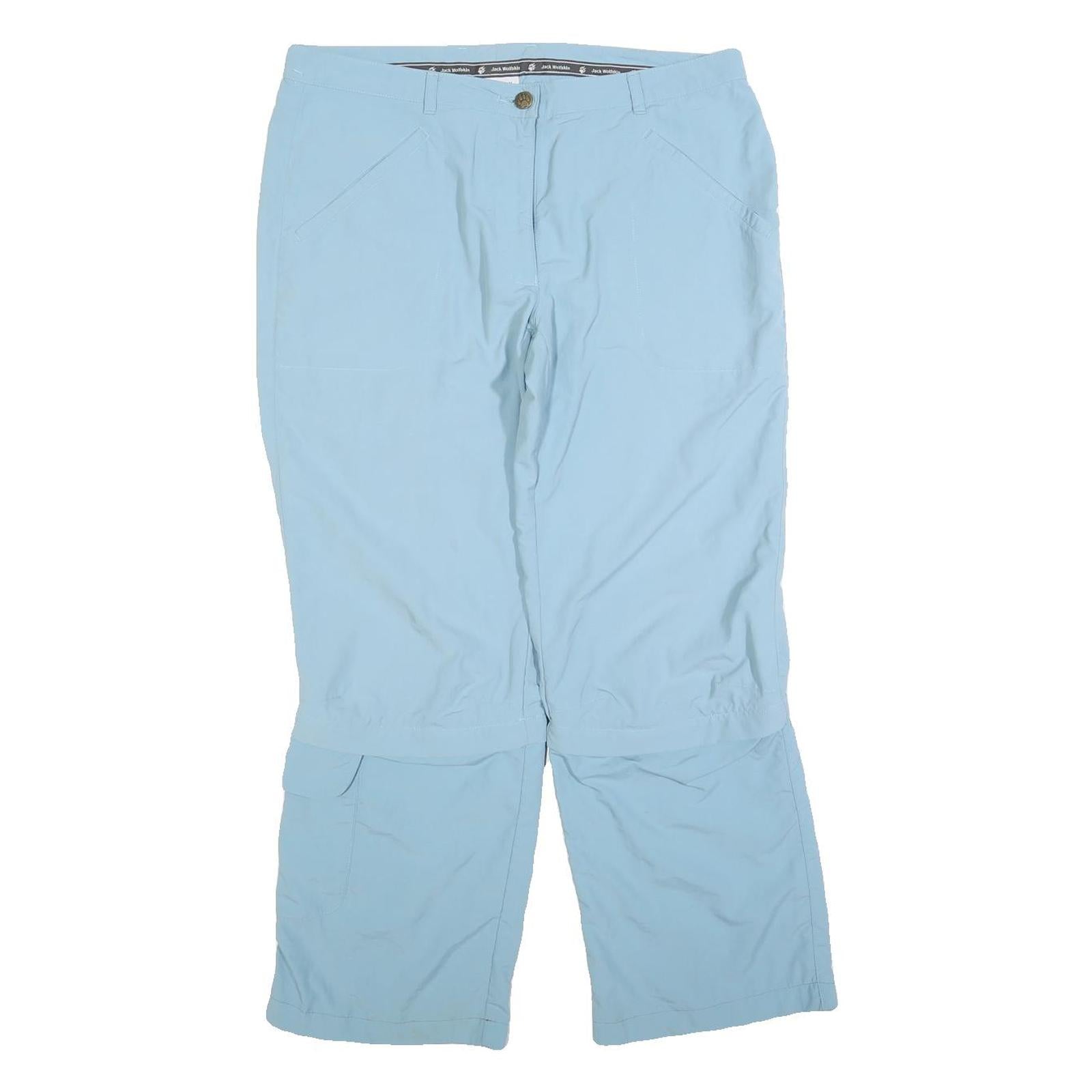 JACK WOLFSKIN Womens Shorts Blue Casual Cargo Plain M W32 Lightweight Outdoors Refurbished - N/A refurbished available on Cerqular