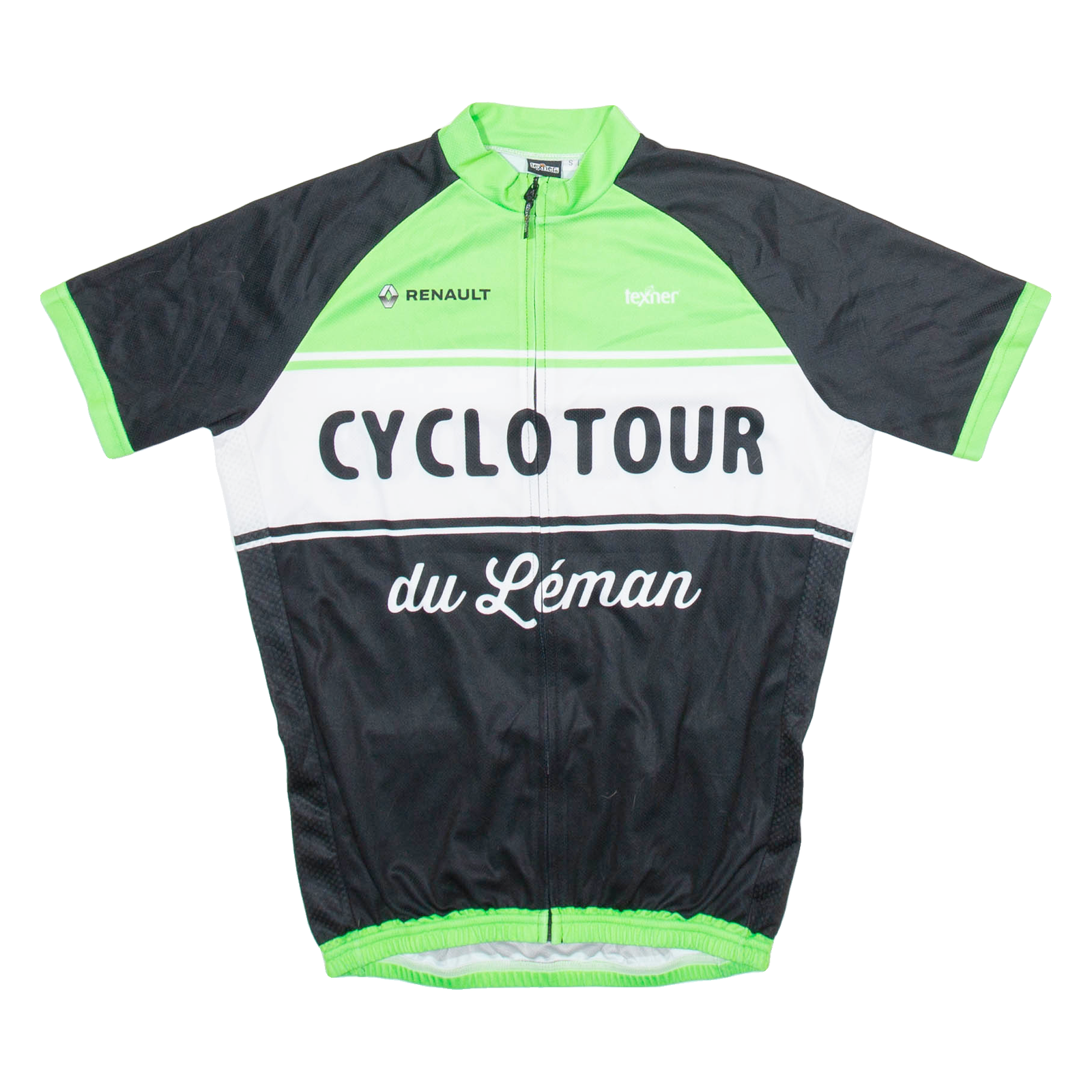 TEXNER Full Zip Cycling Mens Jersey Black S Refurbished - N/A refurbished available on Cerqular