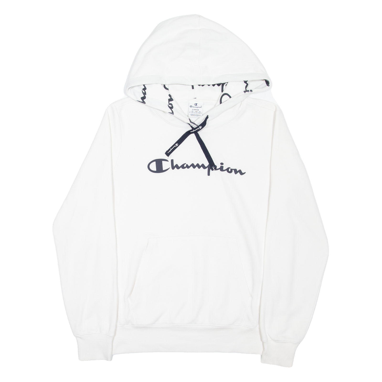 CHAMPION Womens White Hoodie L Refurbished - N/A refurbished available on Cerqular