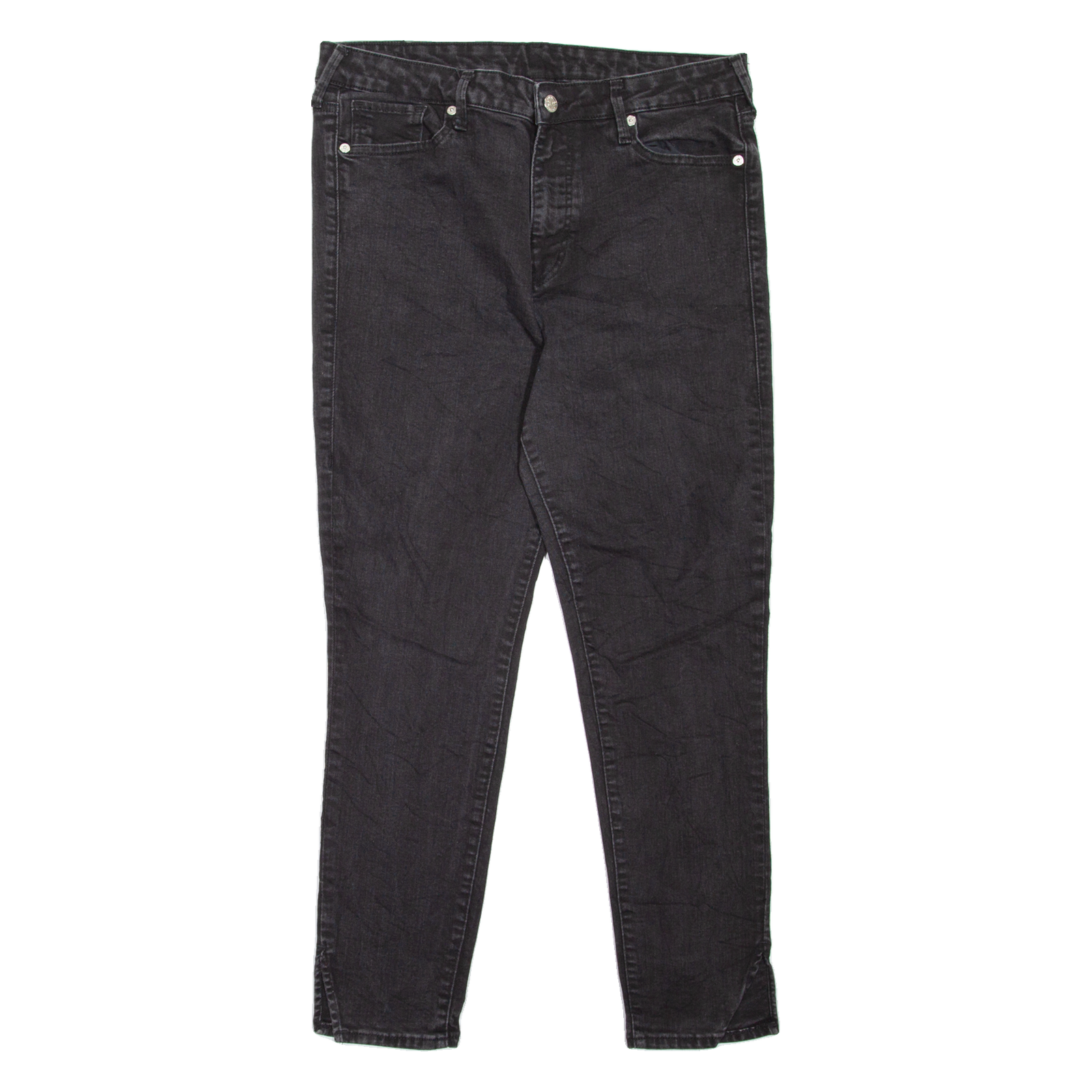 TRUE RELIGION Halle Womens Jeans Black Slim Skinny W34 L27 Refurbished - N/A refurbished available on Cerqular