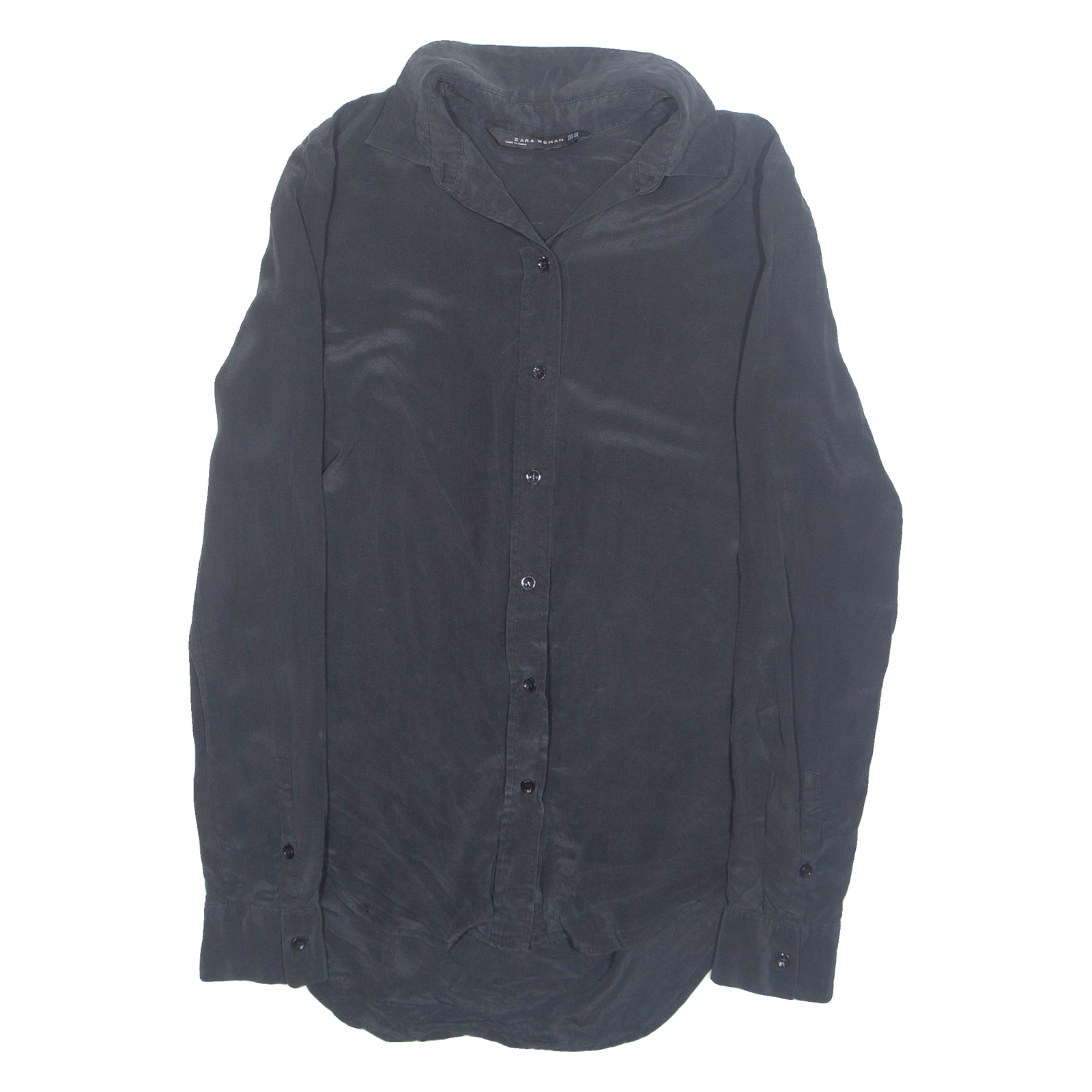 Buy ZARA Womens Shirt Black Collared Long Sleeve XS Refurbished - $16.89 ZARA Womens Shirt Black Collared Long Sleeve XS Refurbished - N/A refurbished available on Cerqular