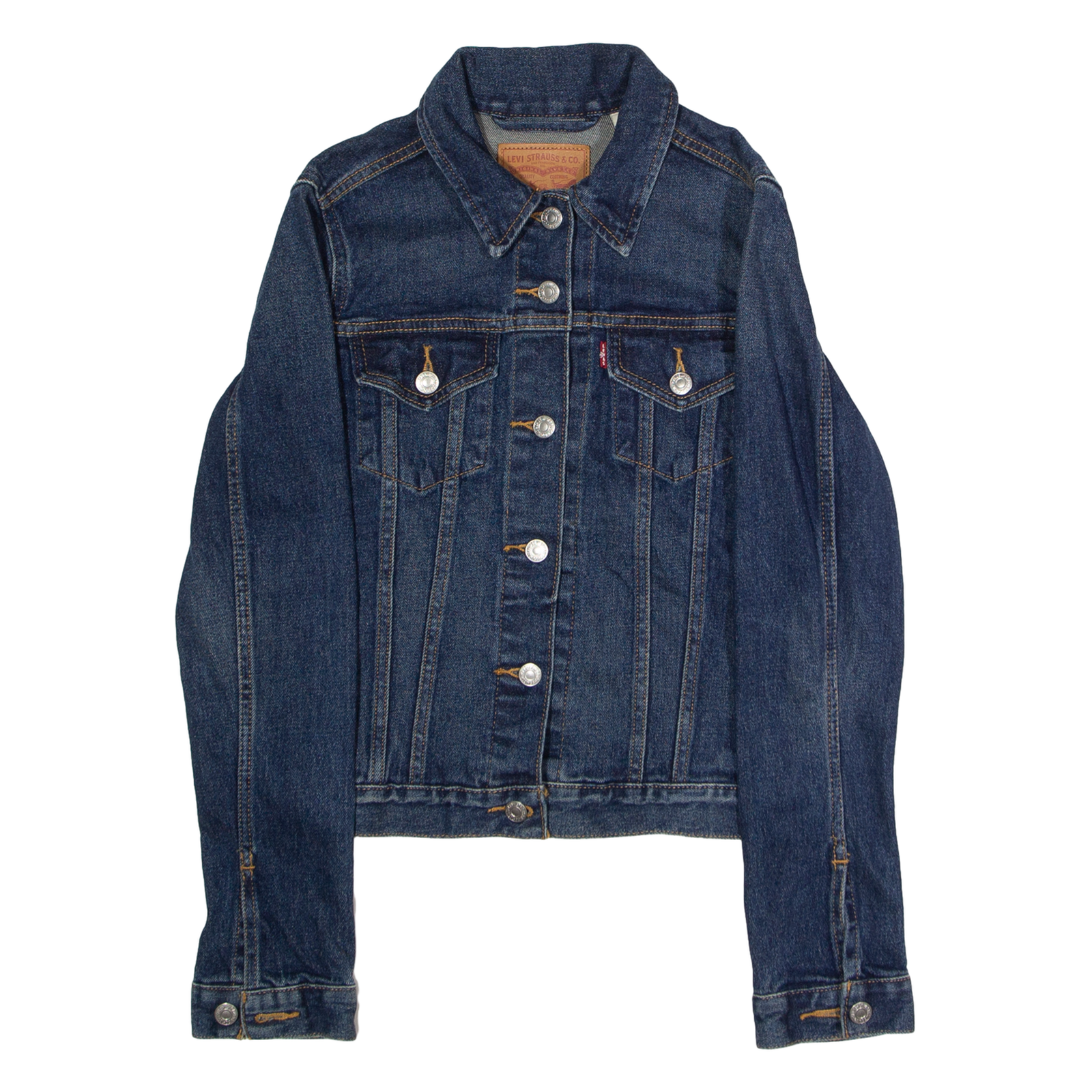 LEVI'S Womens Denim Jacket Blue S Refurbished - N/A refurbished available on Cerqular