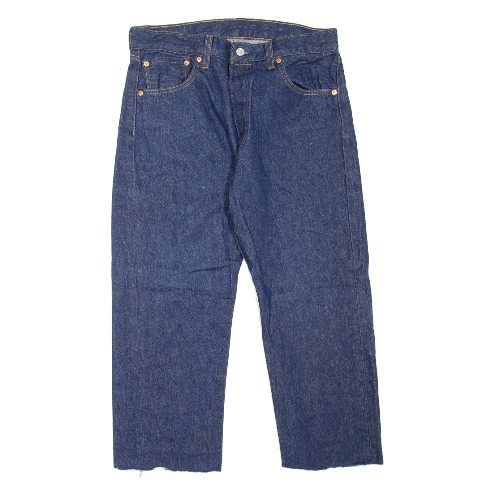 LEVI'S 501 Jeans Mens Blue Regular Straight W34 L23 Refurbished - N/A refurbished available on Cerqular