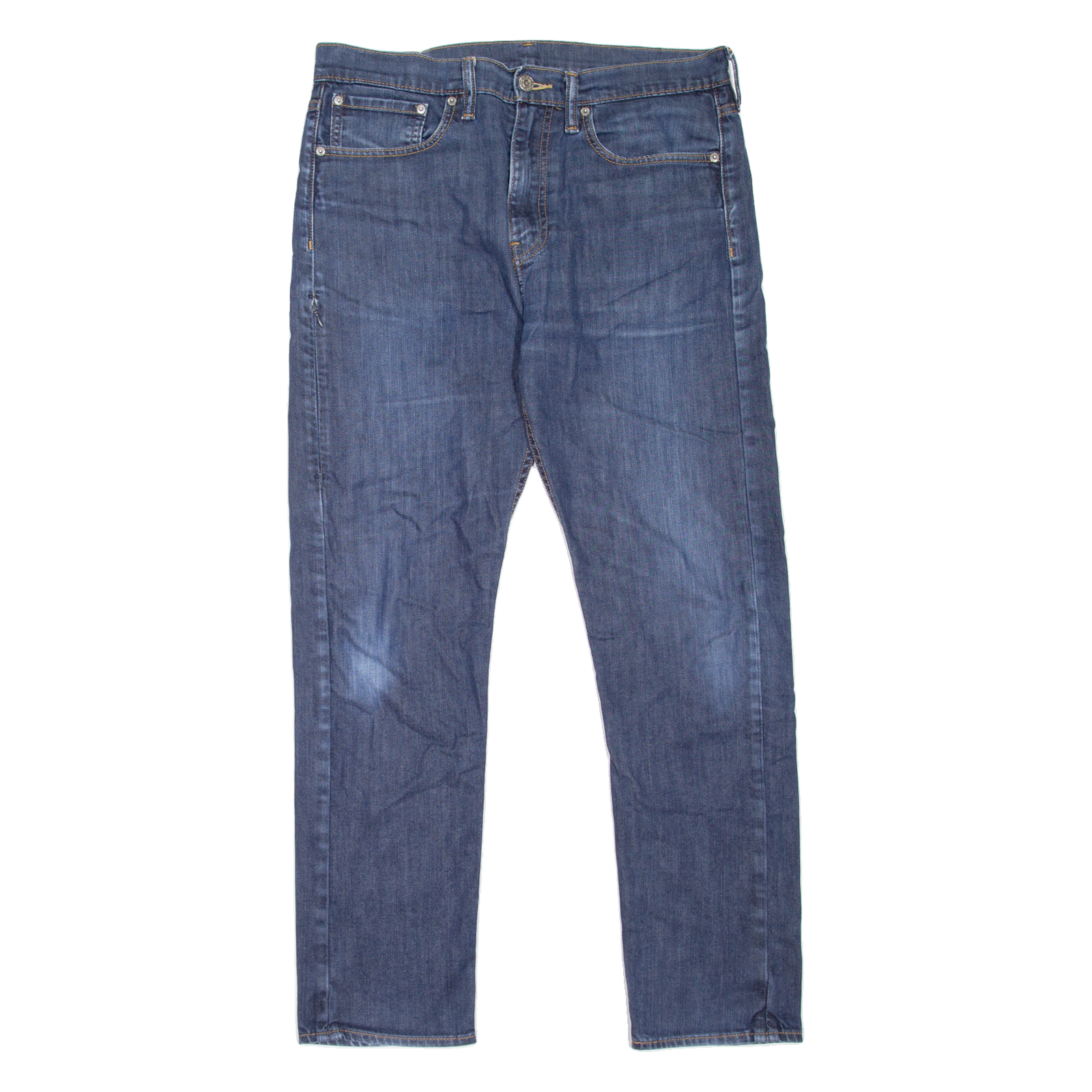 LEVI'S 522 Mens Jeans Blue Slim Tapered Stone Wash W32 L32 Refurbished - N/A refurbished available on Cerqular