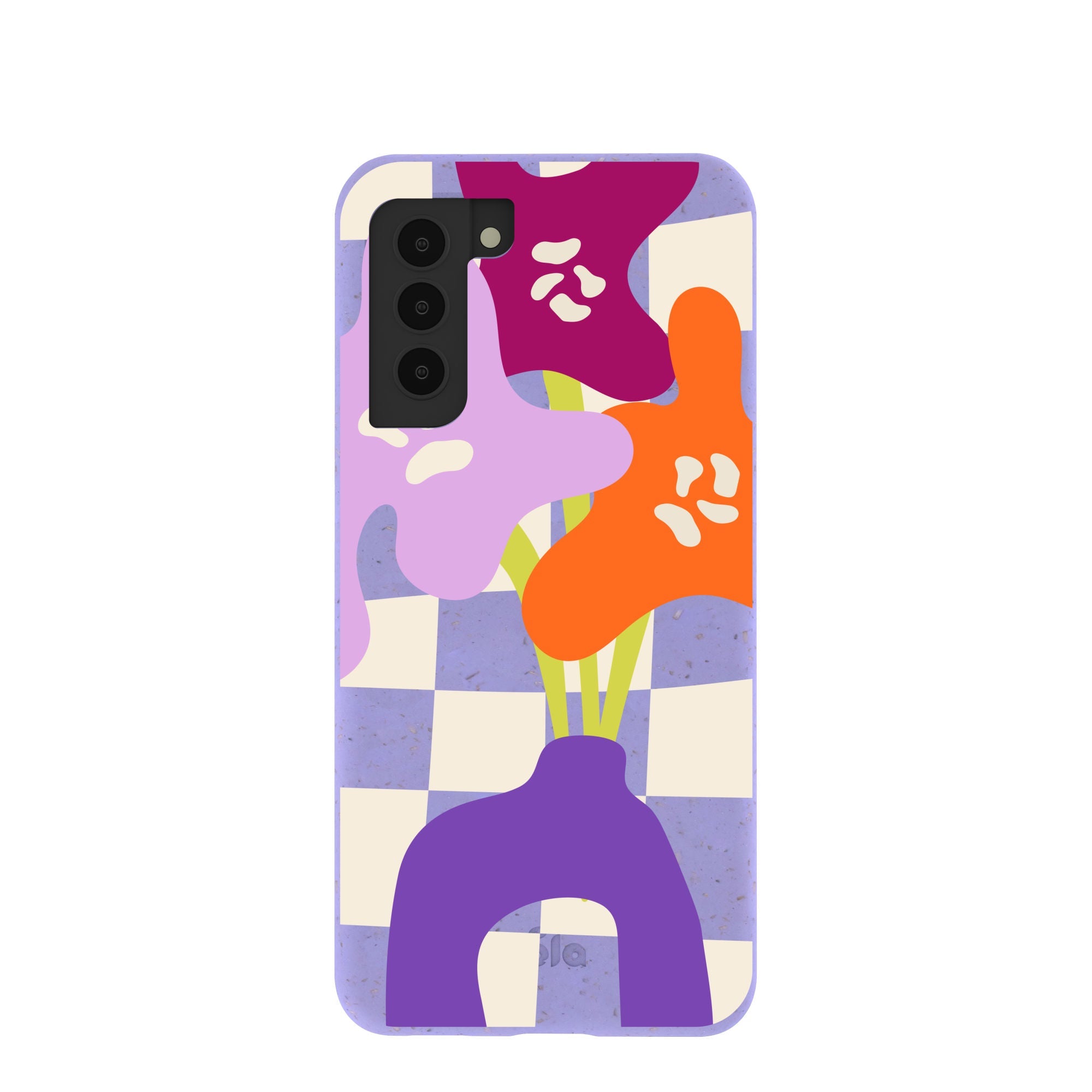 Lavender Bright Blooms Samsung Galaxy S21 Case Refurbished - Pela Case refurbished available on Cerqular