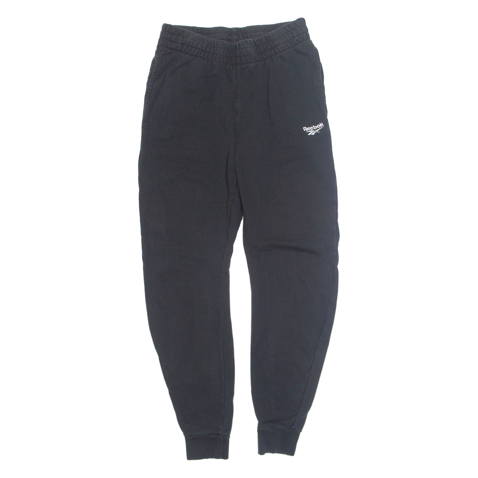 REEBOK Mens Joggers Black Tapered S W28 L28 Refurbished - N/A refurbished available on Cerqular