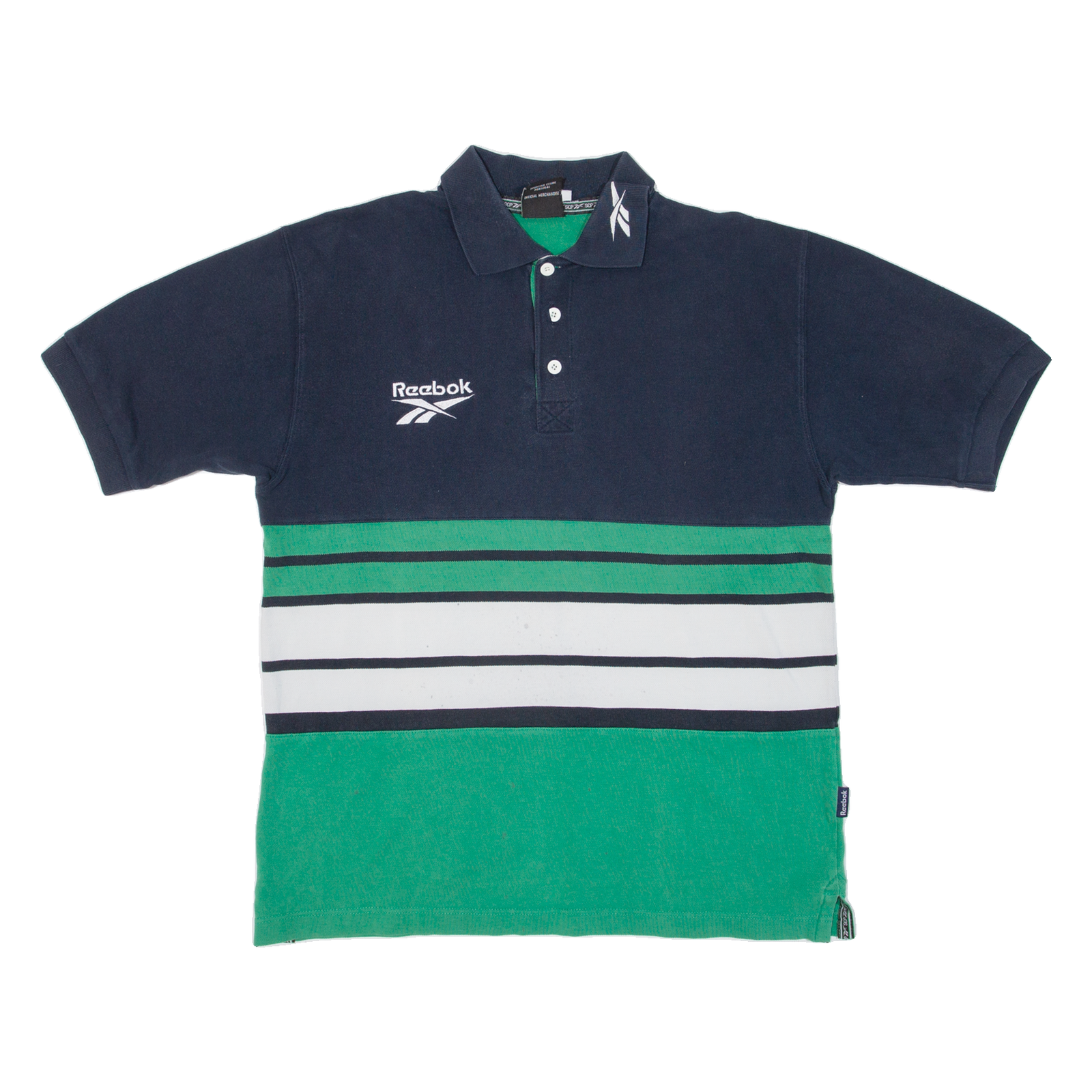 Buy REEBOK Mens Polo Shirt Green Striped XL Refurbished - $22.09 REEBOK Mens Polo Shirt Green Striped XL Refurbished - N/A refurbished available on Cerqular